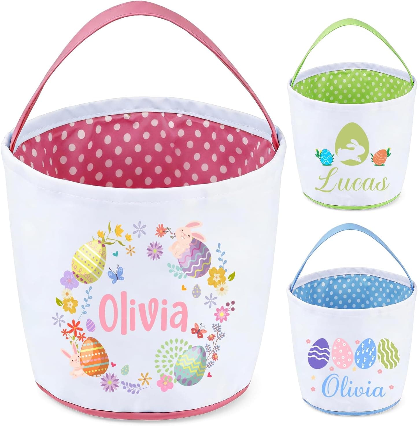 Personalized Easter Baskets for Kids: Custom Name Gift