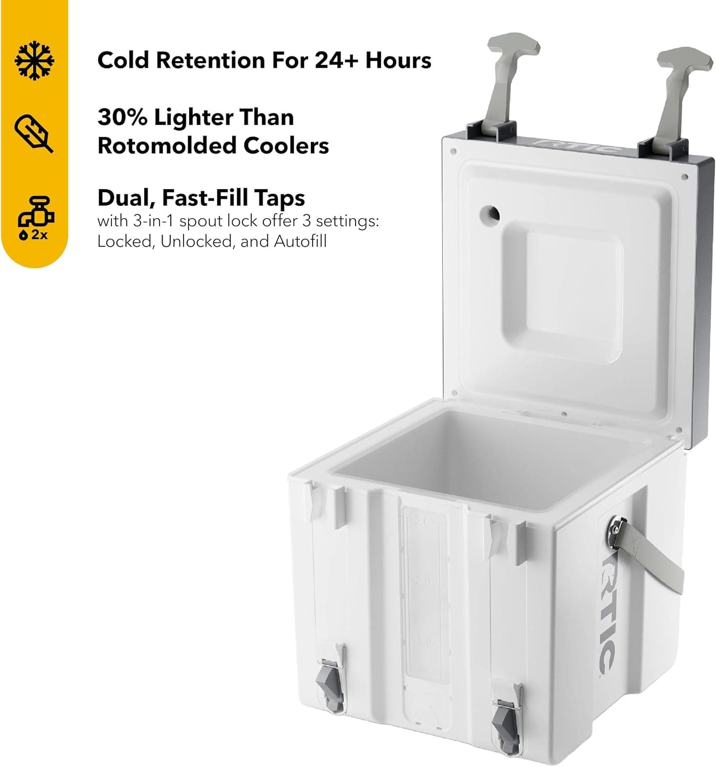 RTIC Halftime Water Cooler 3 Gallon Portable Beverage Dispenser thumbnail 3