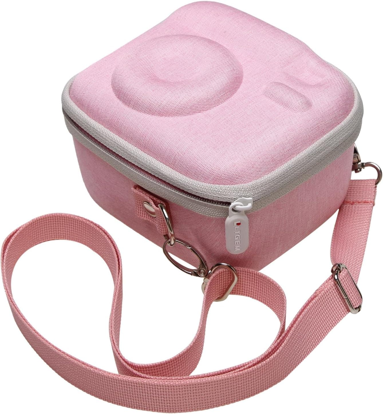 LTGEM Case Compatible with Fujifilm Instax Mini 13/12 / 11/10 / 9/8 / 7/7+ Instant Camera and FUJIFILM Instax Mini Instant Flim with Shoulder Strap, Pink(Case Only) : Electronics thumbnail 2