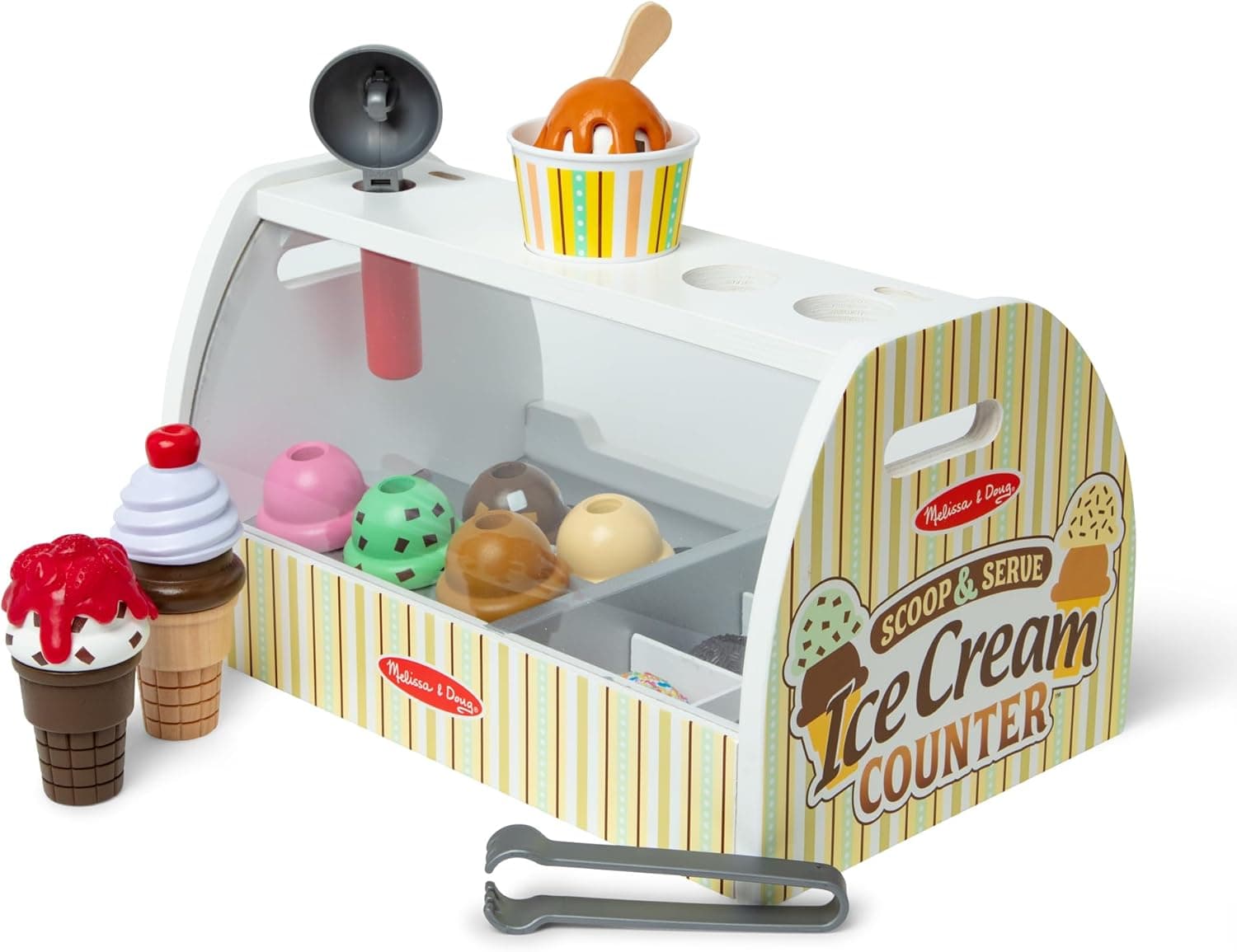 Scoop Up Fun with the Melissa & Doug Wooden Ice Cream Counter!