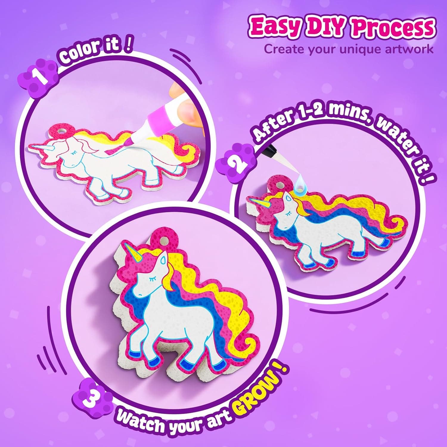 JoyCat Art Kit - 3D DIY Foam Texture Painting Kit thumbnail 4