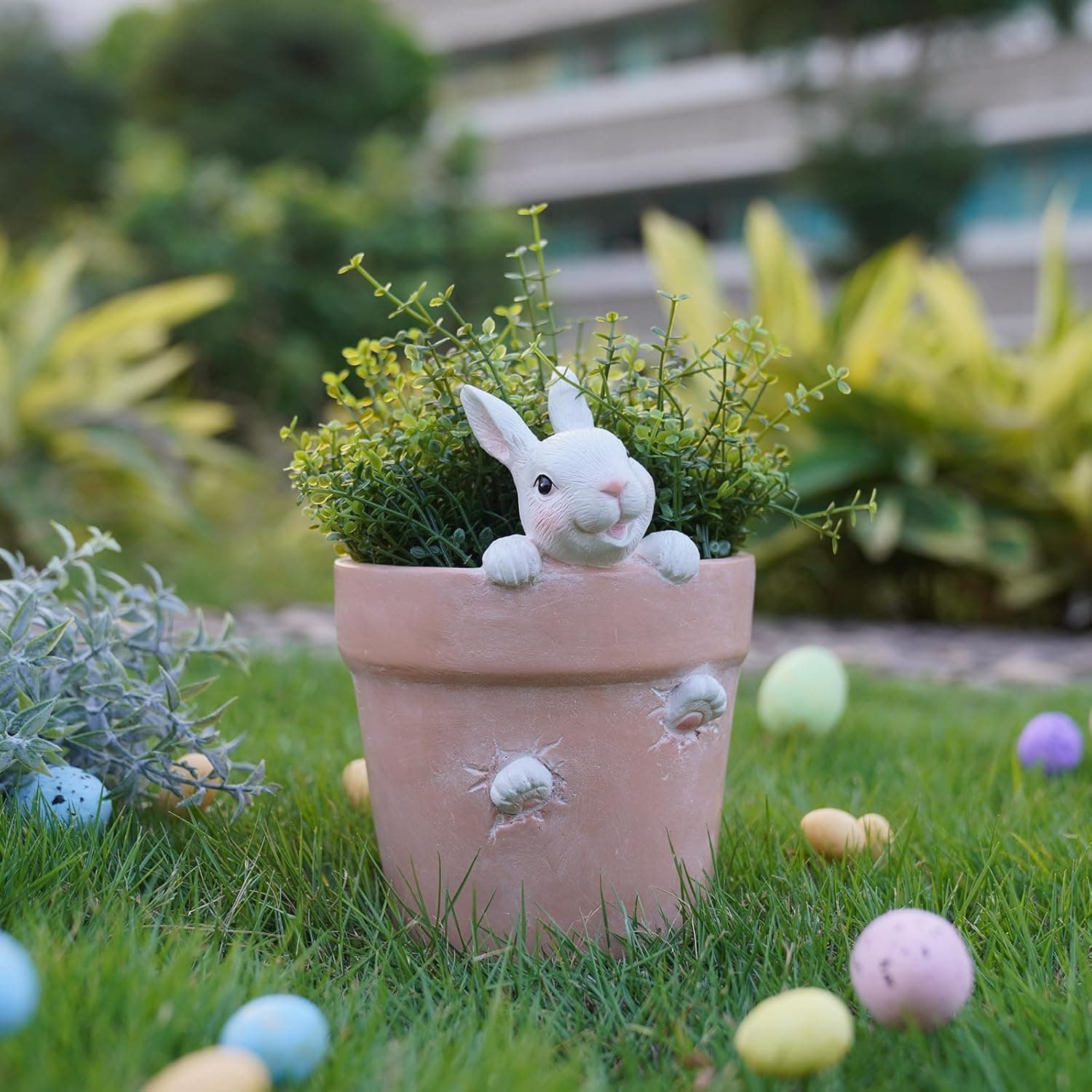 Newman House Studio Easter Bunny Decorative Planter thumbnail 4
