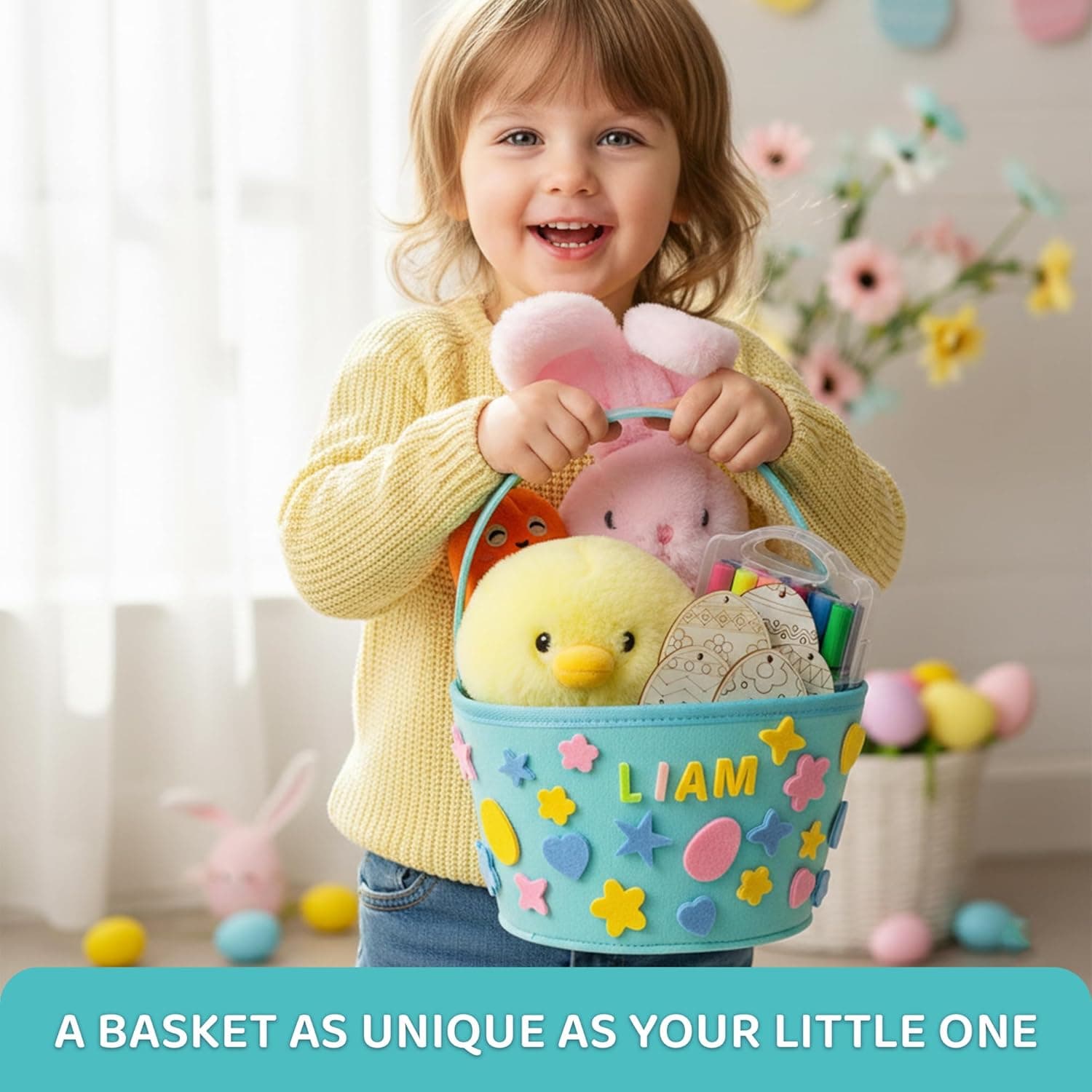 Dimple Kids DIY Easter Basket Craft Kit thumbnail 2