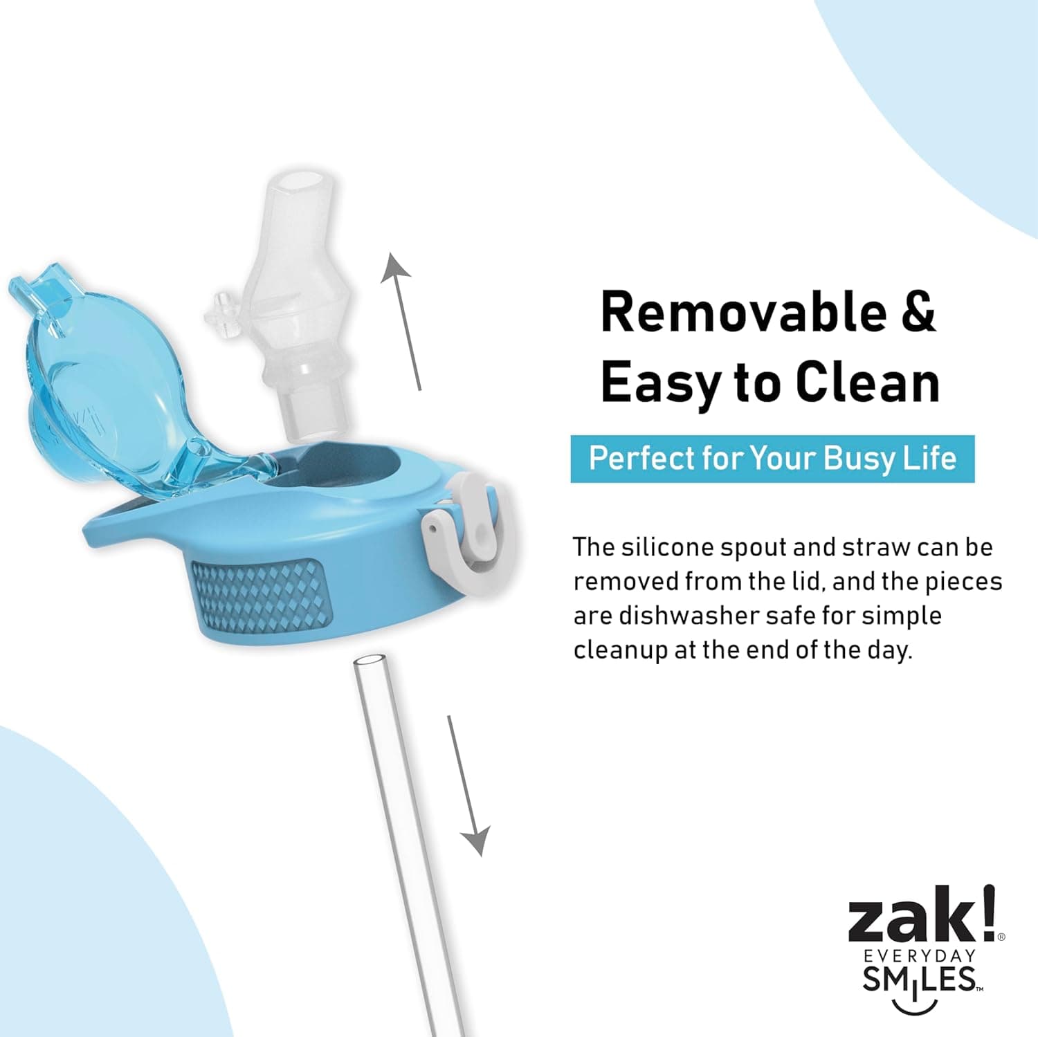 Zak Designs PAW Patrol Sage Water Bottle with Straw and Handle - 16oz thumbnail 4