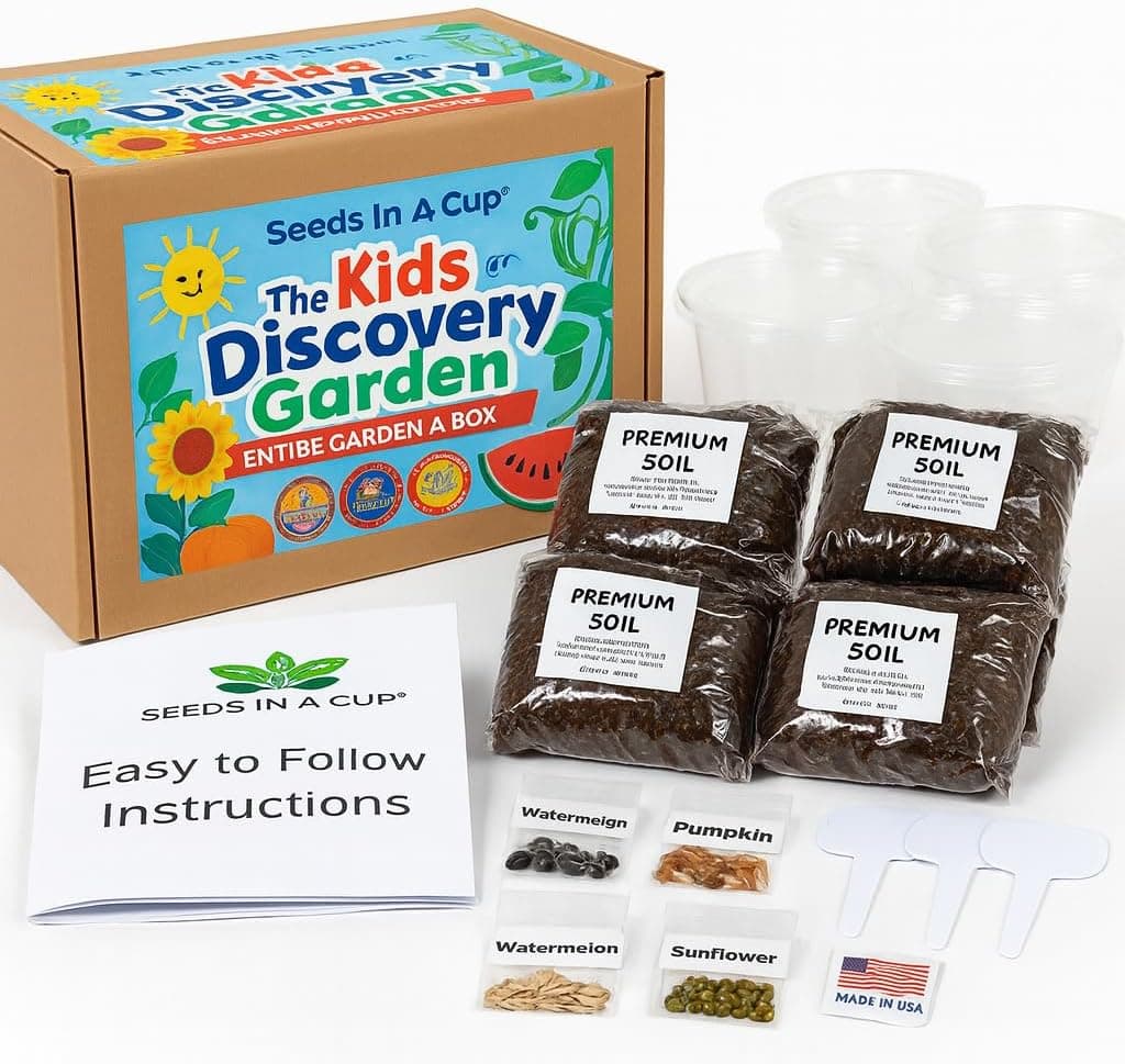 Seeds In A Cup Kids Discovery Garden Kit thumbnail 3