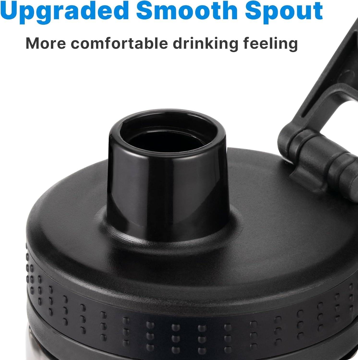 Bluwing Replacement Lid Fits for Hydro Flask 12-64oz Wide Mouth Water Bottles, Spout Lid for Hydroflask, Thermoflask, koodee, Iron Flask Wide Mouth Bottle, BPA Free : Sports &amp; Outdoors thumbnail 2