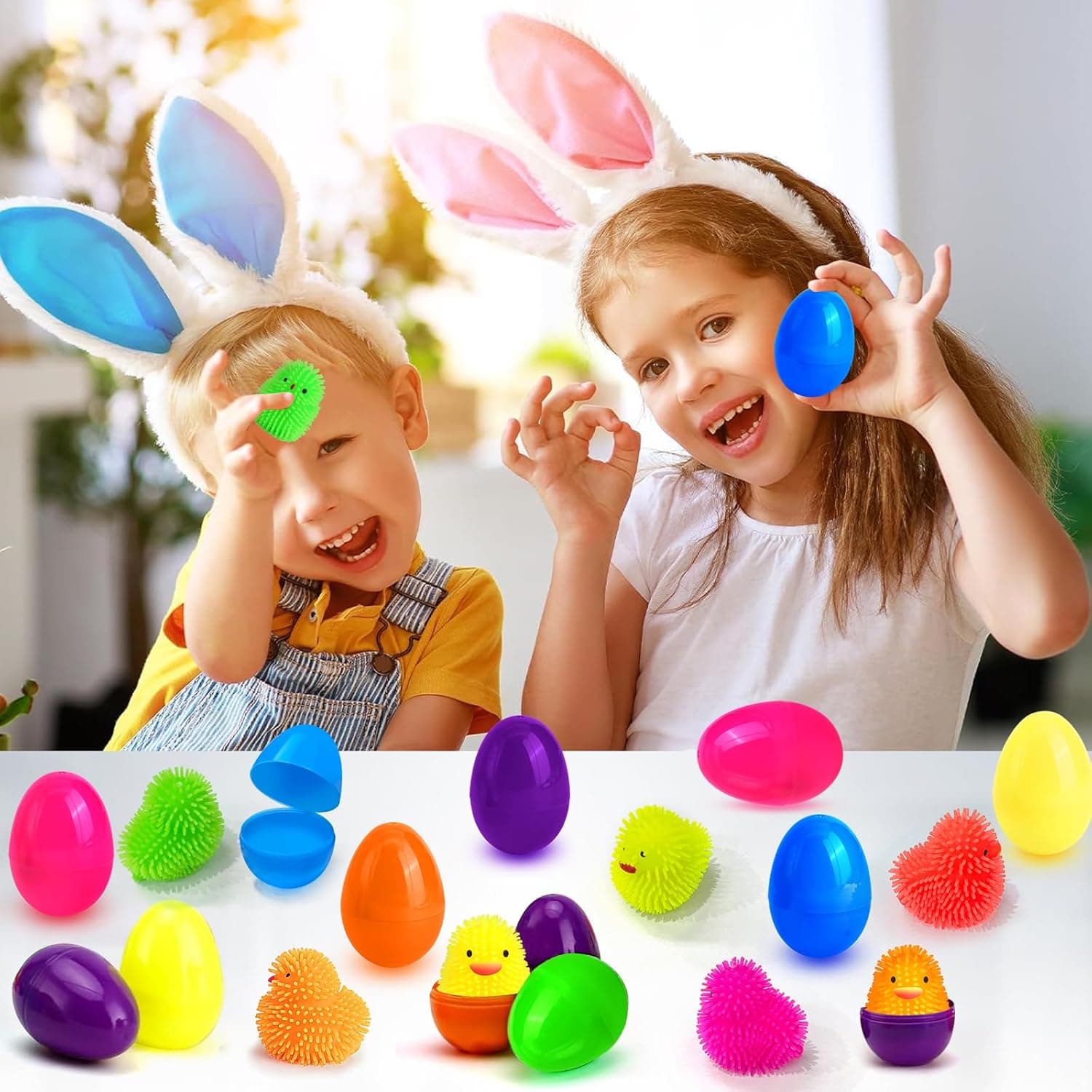 18 Pack Easter Eggs with LED Chick Puffer Balls thumbnail 5