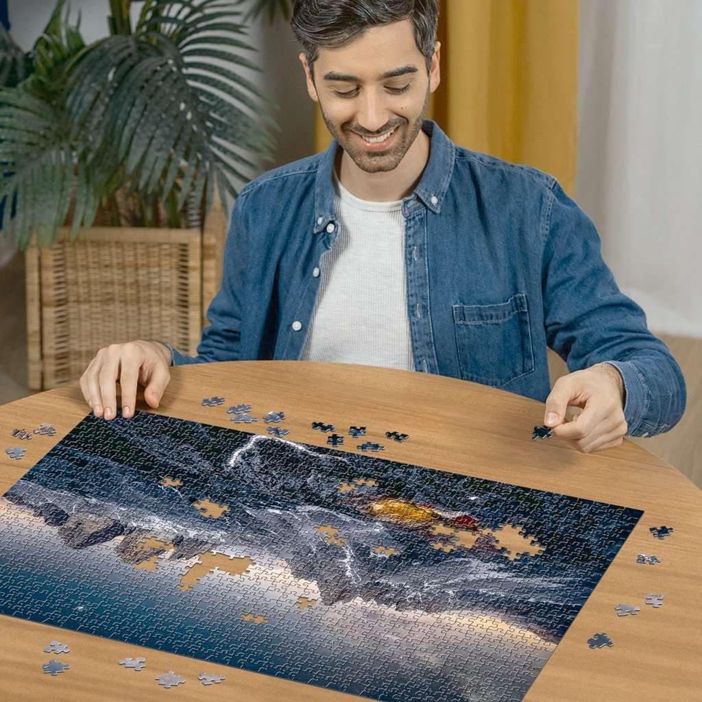 Ravensburger Beautiful Mountains - Three Peaks, Dolomites 1000 Piece Jigsaw Puzzle thumbnail 3