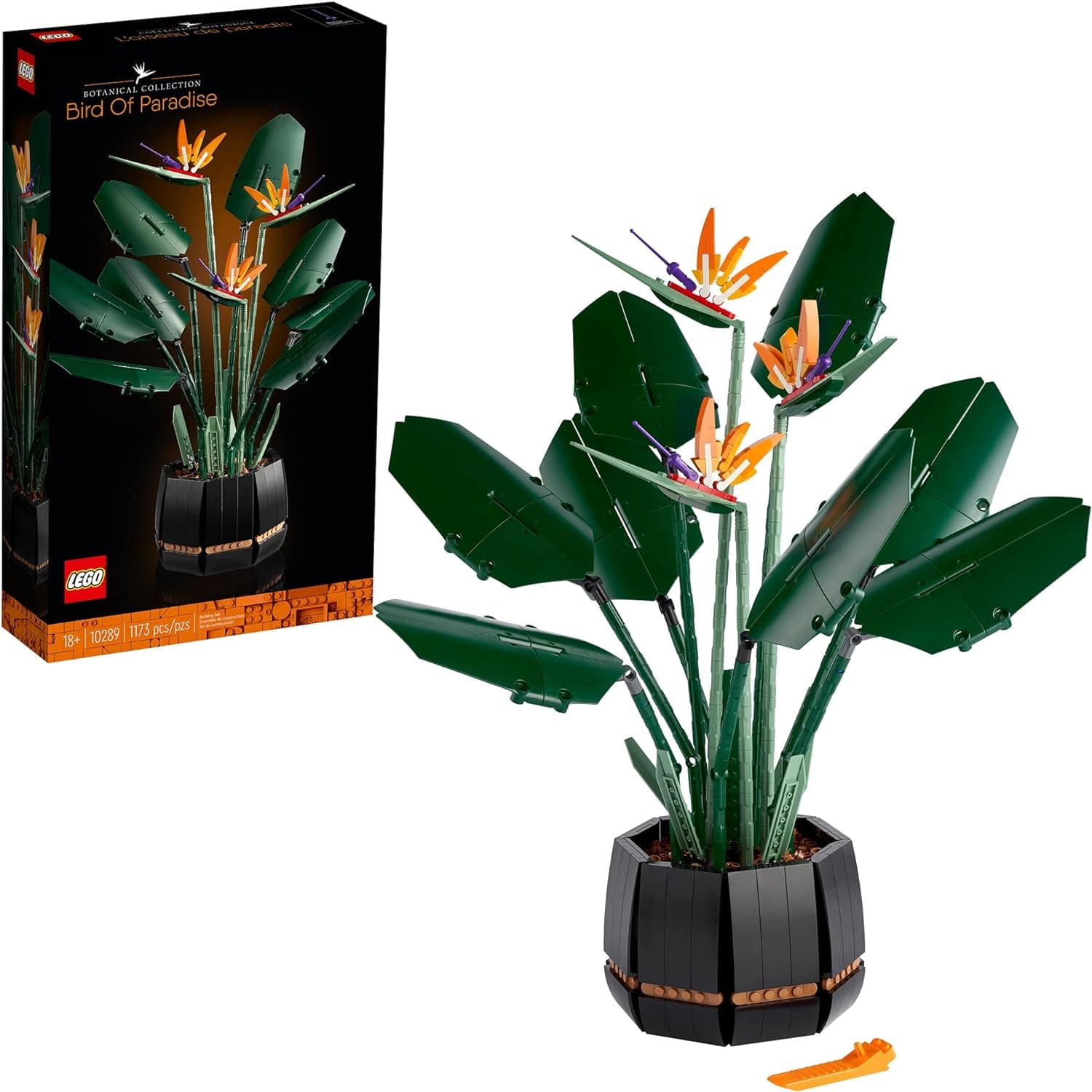 Lego 10289 Creator Expert Bird of Paradise Building Set for Adults, Artificial Plants Flowers Deco Gift Idea : Home &amp; Kitchen image 1