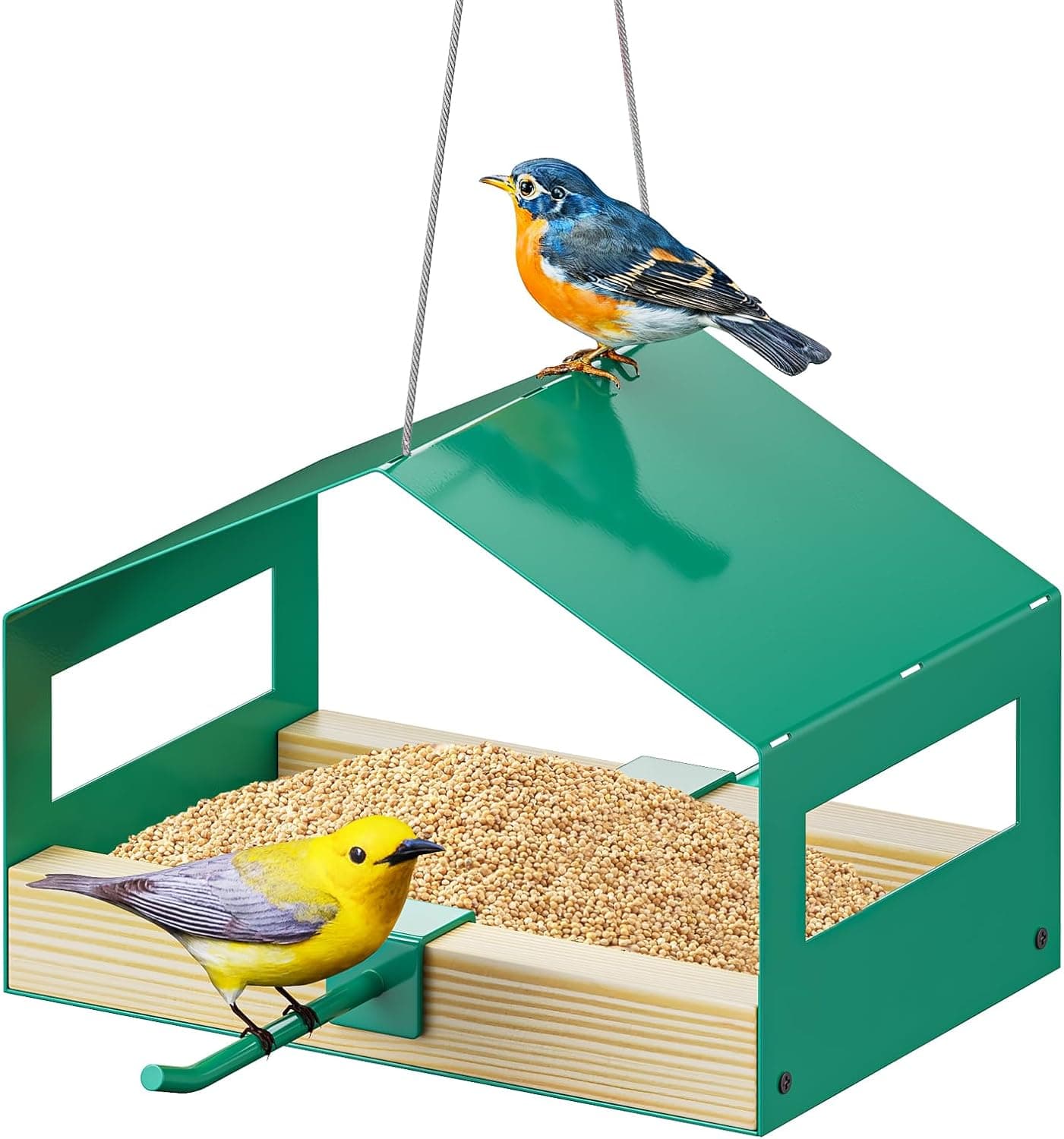FANHAO Metal Bird Feeder for Outdoor Hanging — Spring Gift Ideas gift idea