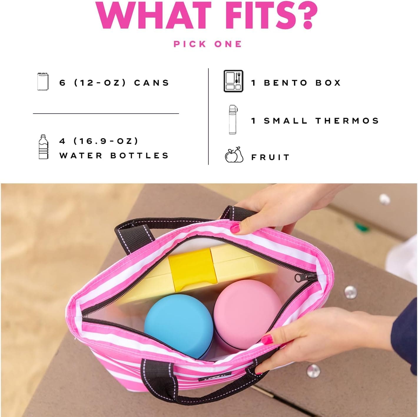 SCOUT Nooner Insulated Lunch Box for Women with 6 Can Capacity - Lightweight Work Lunch Bag for Teachers and Nurses - Soft Cooler for Beach Travel and Picnic: Home &amp; Kitchen thumbnail 3