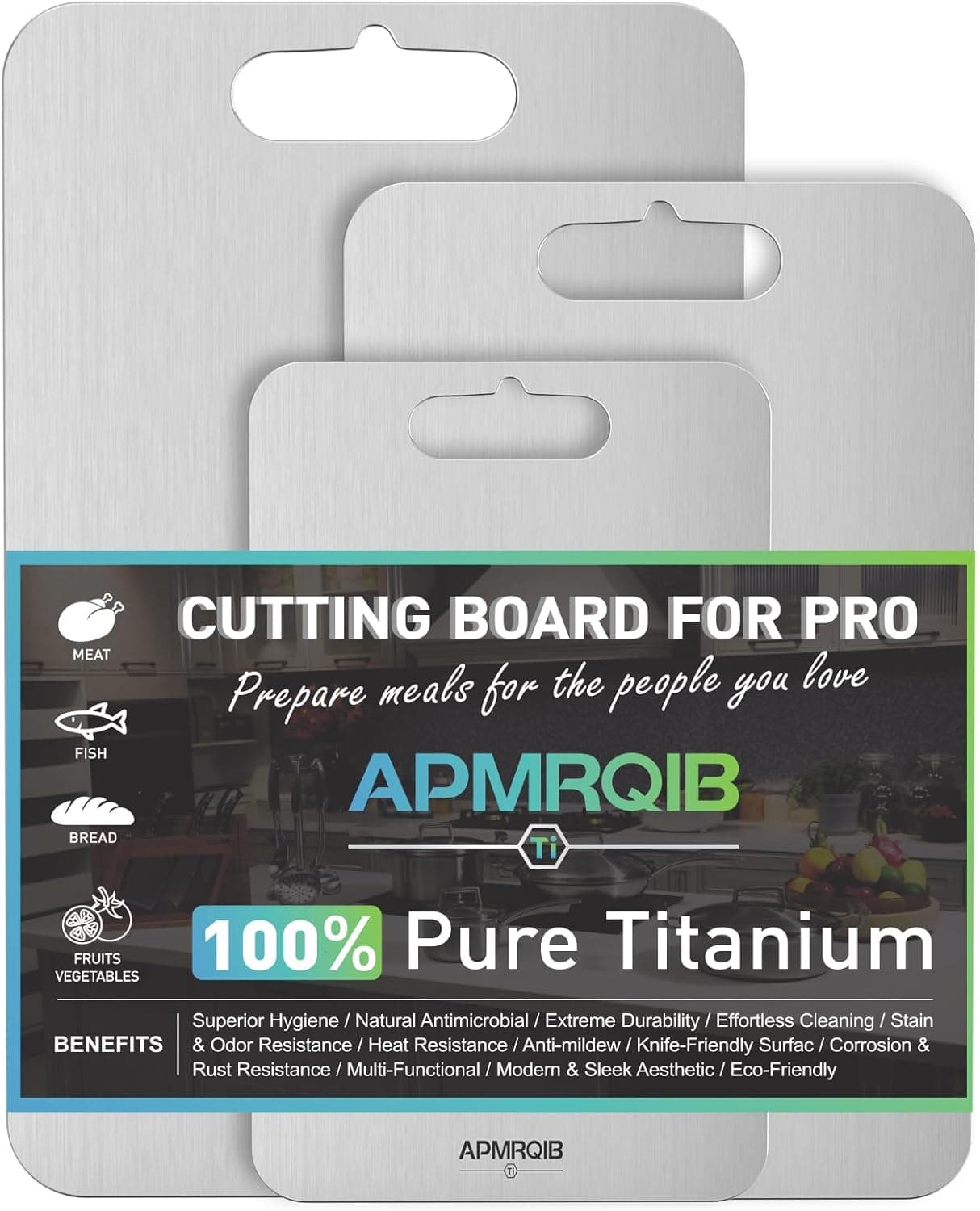 Titanium Cutting Board Set of 3 — Spring Gift Ideas gift idea