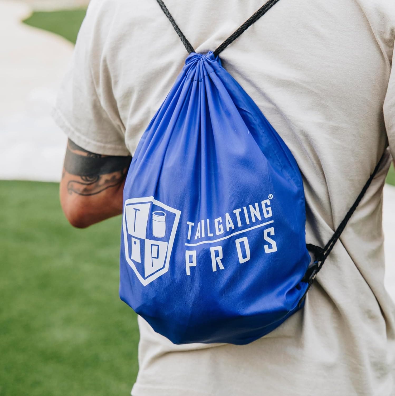 Tailgating Pros Cornhole Boards 4x2 Official Regulation Size – Wooden Design Cornhole Game Set with 8 Bean Bags, Carrying Case &amp; Tote – Outdoor Tailgate Yard Game : Sports &amp; Outdoors thumbnail 3