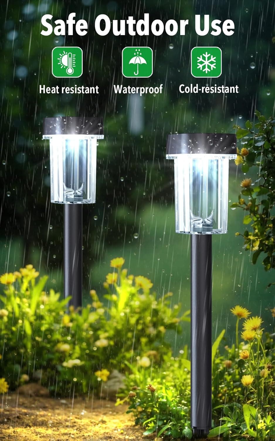 Solar Pathway Lights Outdoor 12 Pack thumbnail 4