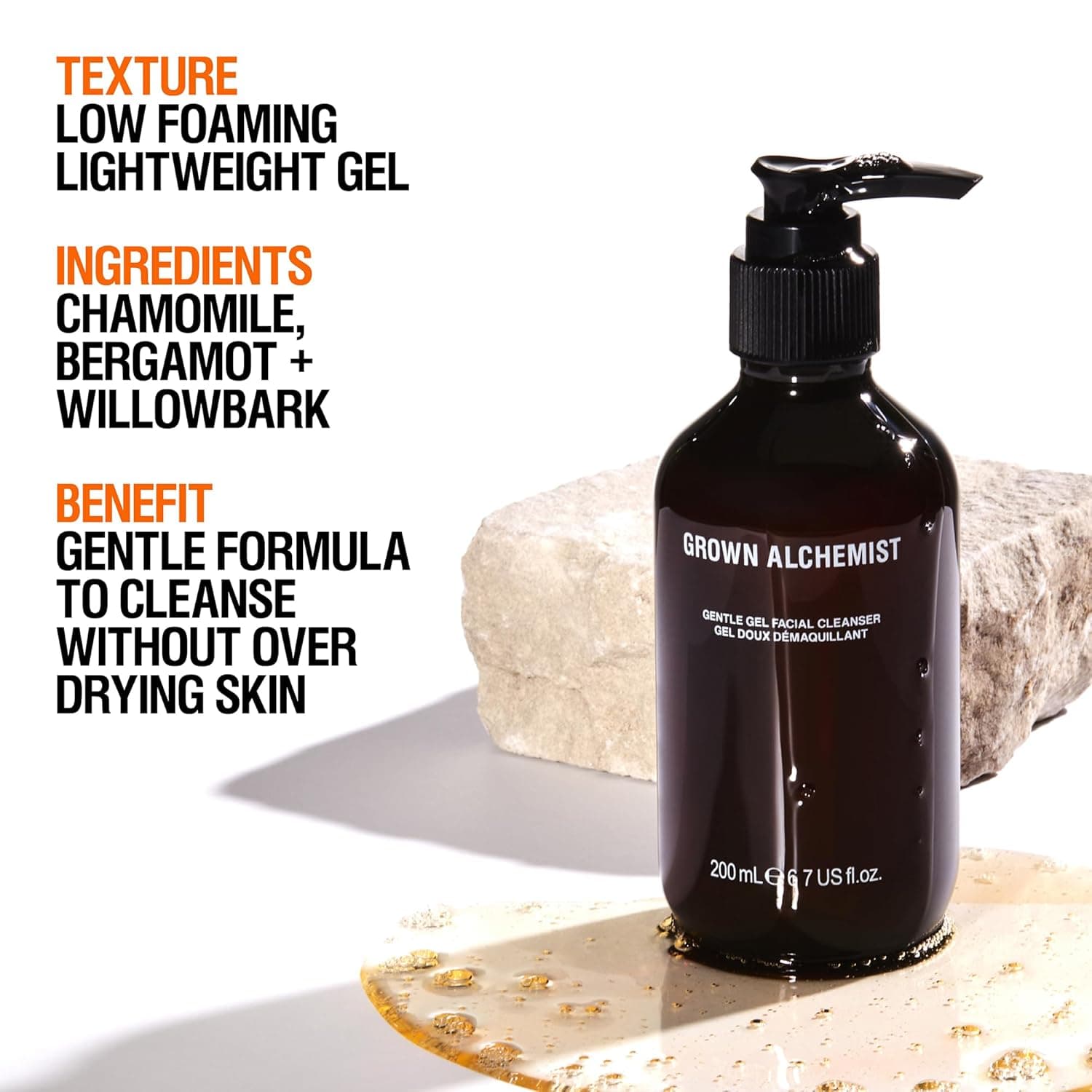 Grown Alchemist Gentle Gel Facial Cleanser with Bergamot and Rosebud thumbnail 2