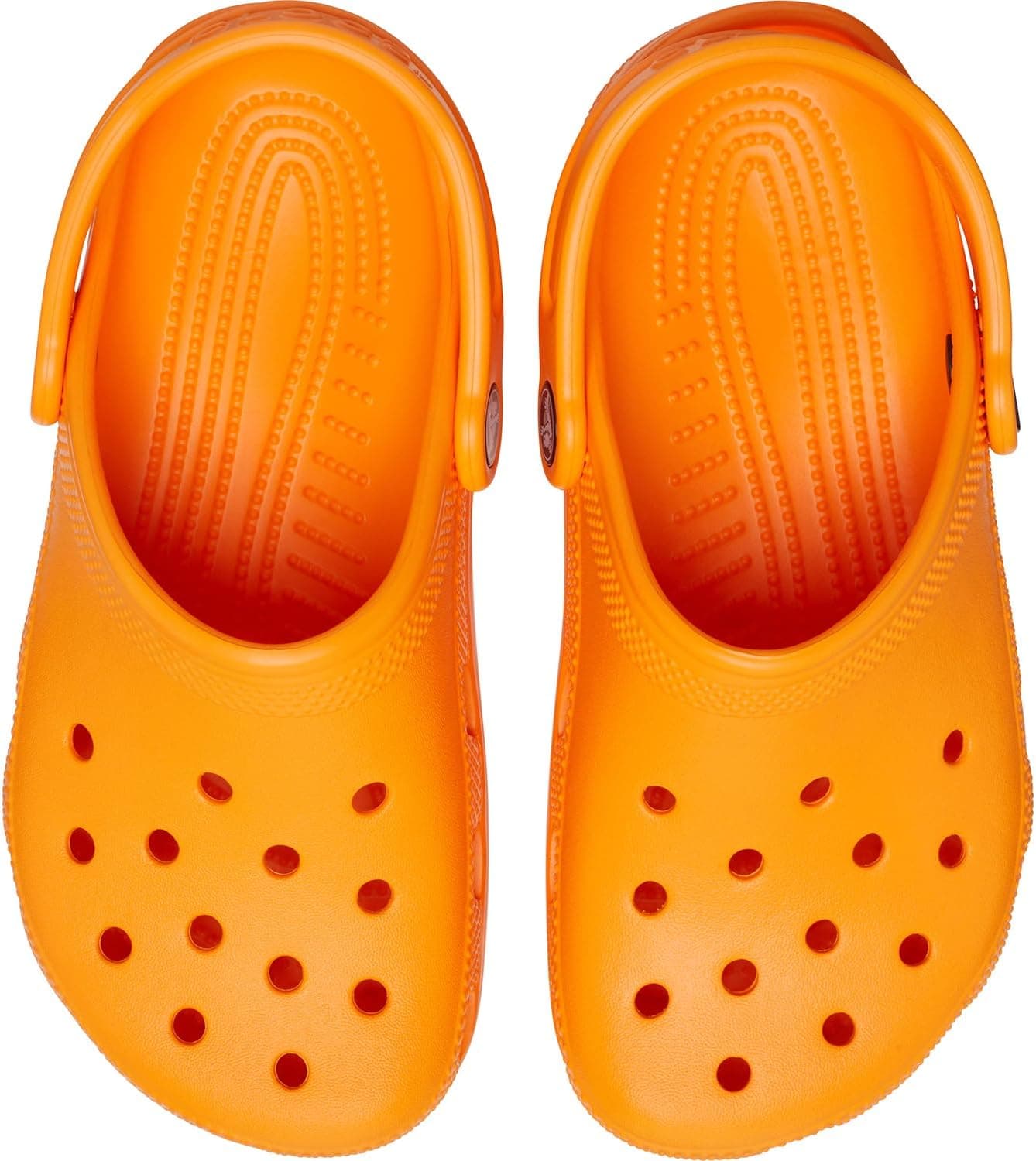 Crocs Kids Classic Clog (Toddler) - Clogs for Kids - Synthetic Upper - Ventilation Holes - Round Toe Orange Zing 7 Toddler M | Clogs &amp; Mules thumbnail 4