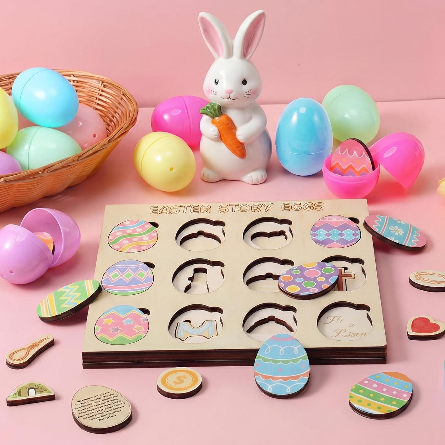 Ceenna Resurrection Easter Story Game with Wooden Board thumbnail 3