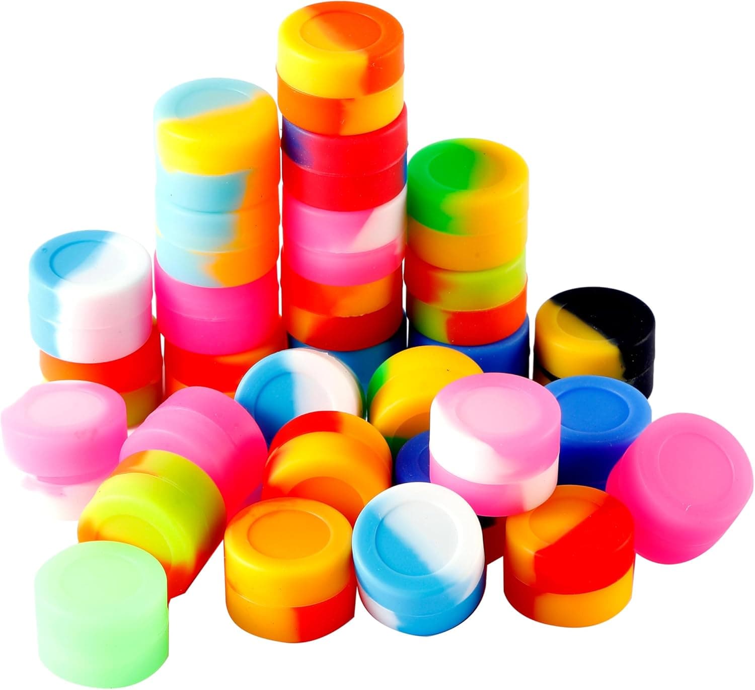 3ml Silicone Containers with Lids - 100 Piece Set in Assorted Colors — Easter Gifts gift idea