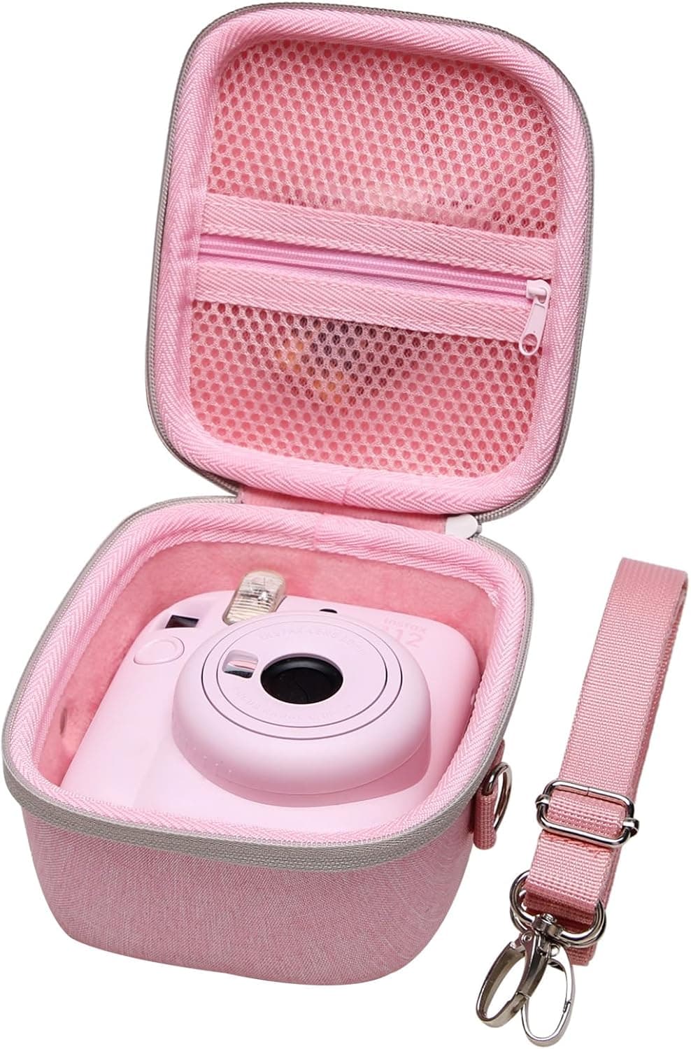 LTGEM Case Compatible with Fujifilm Instax Mini 13/12 / 11/10 / 9/8 / 7/7+ Instant Camera and FUJIFILM Instax Mini Instant Flim with Shoulder Strap, Pink(Case Only) : Electronics — Easter Gifts gift idea
