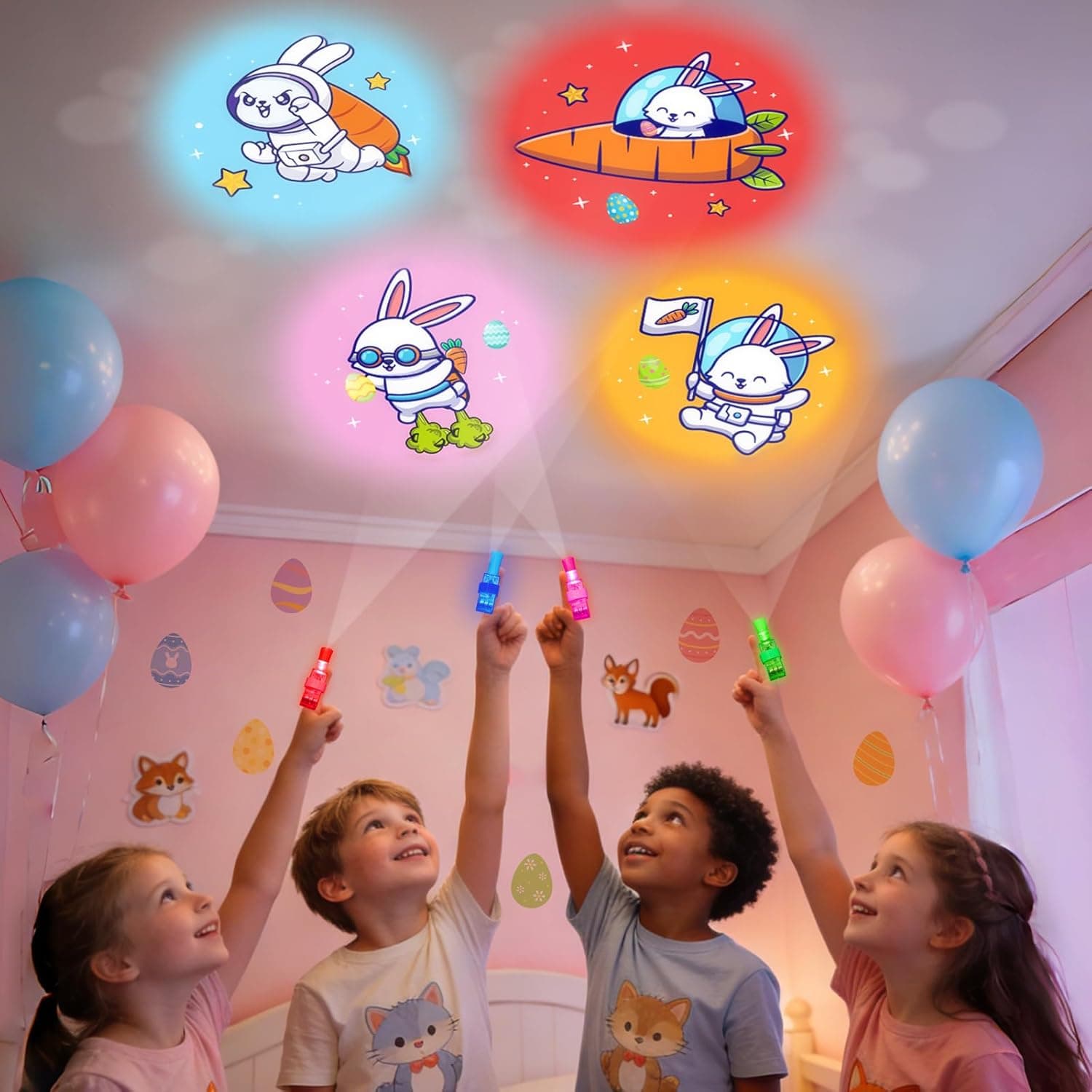 24 Pack Easter Eggs with Light Up Finger Lights thumbnail 5