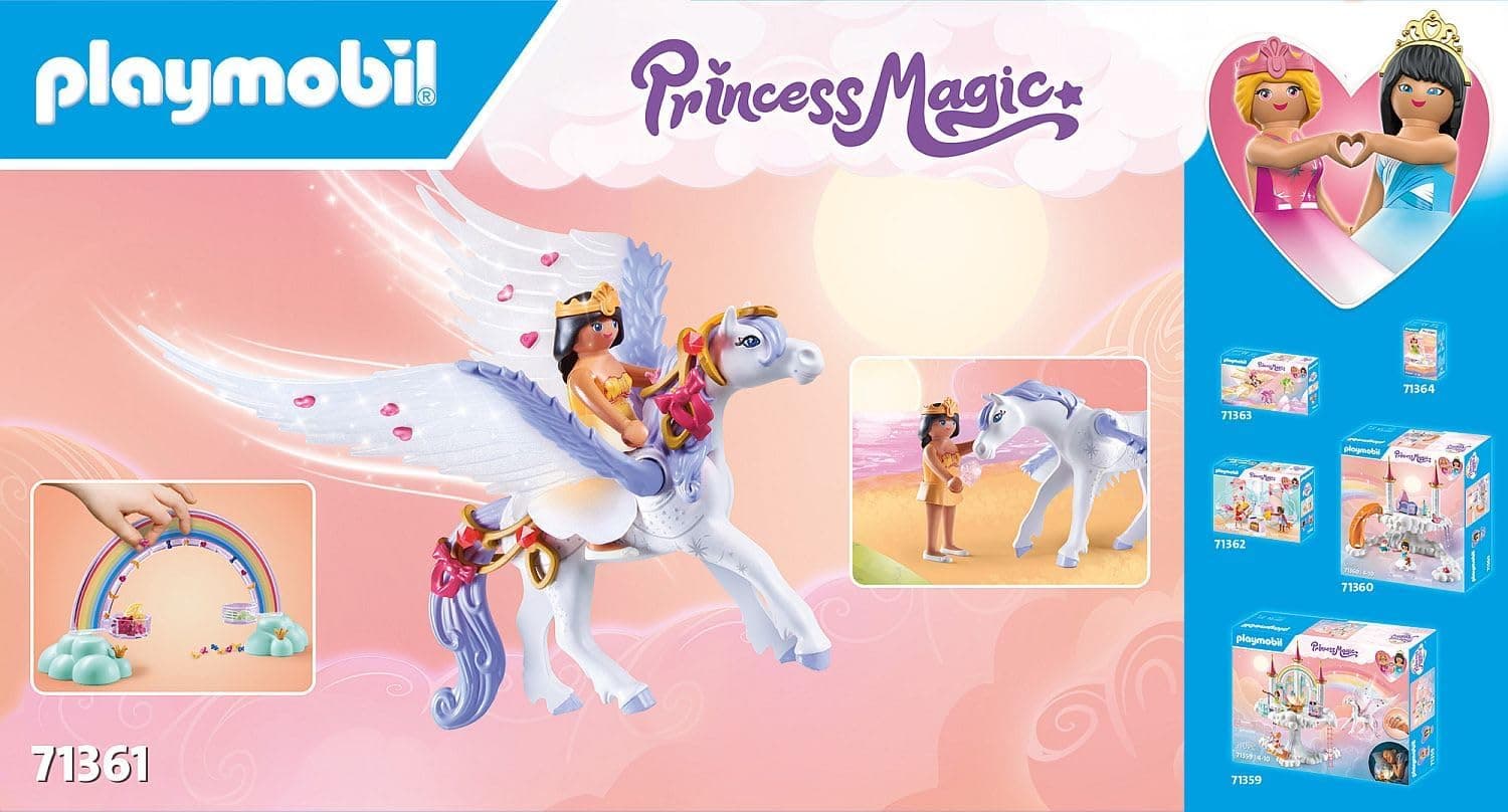 Playmobil Pegasus with Rainbow in The Clouds thumbnail 5