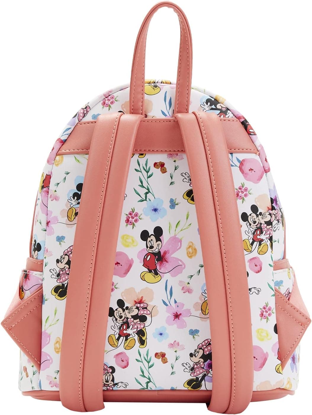 Loungefly Disney Mickey Minnie Mouse Mini Backpack Handbag AOP Floral thumbnail 2