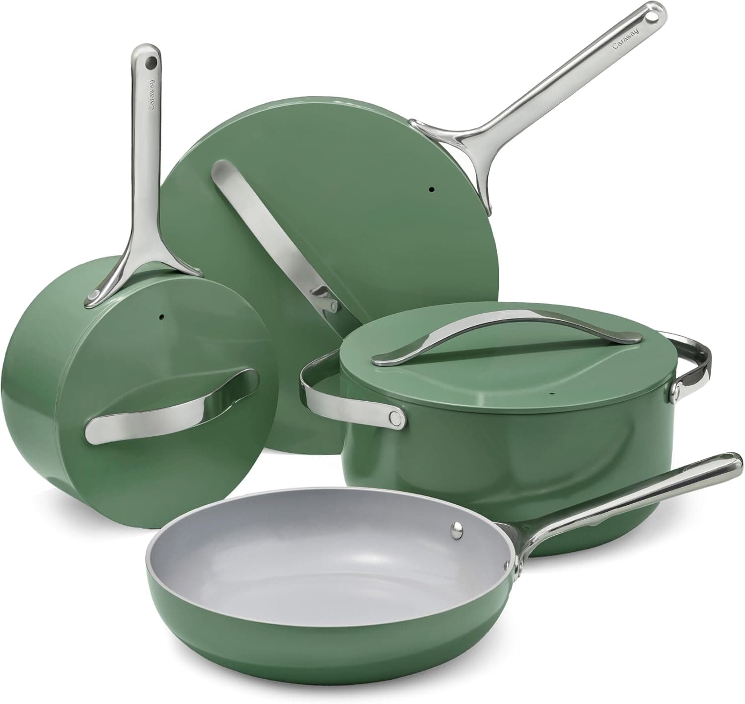Caraway Non-stick Ceramic Cookware Set (12 Piece) image 1