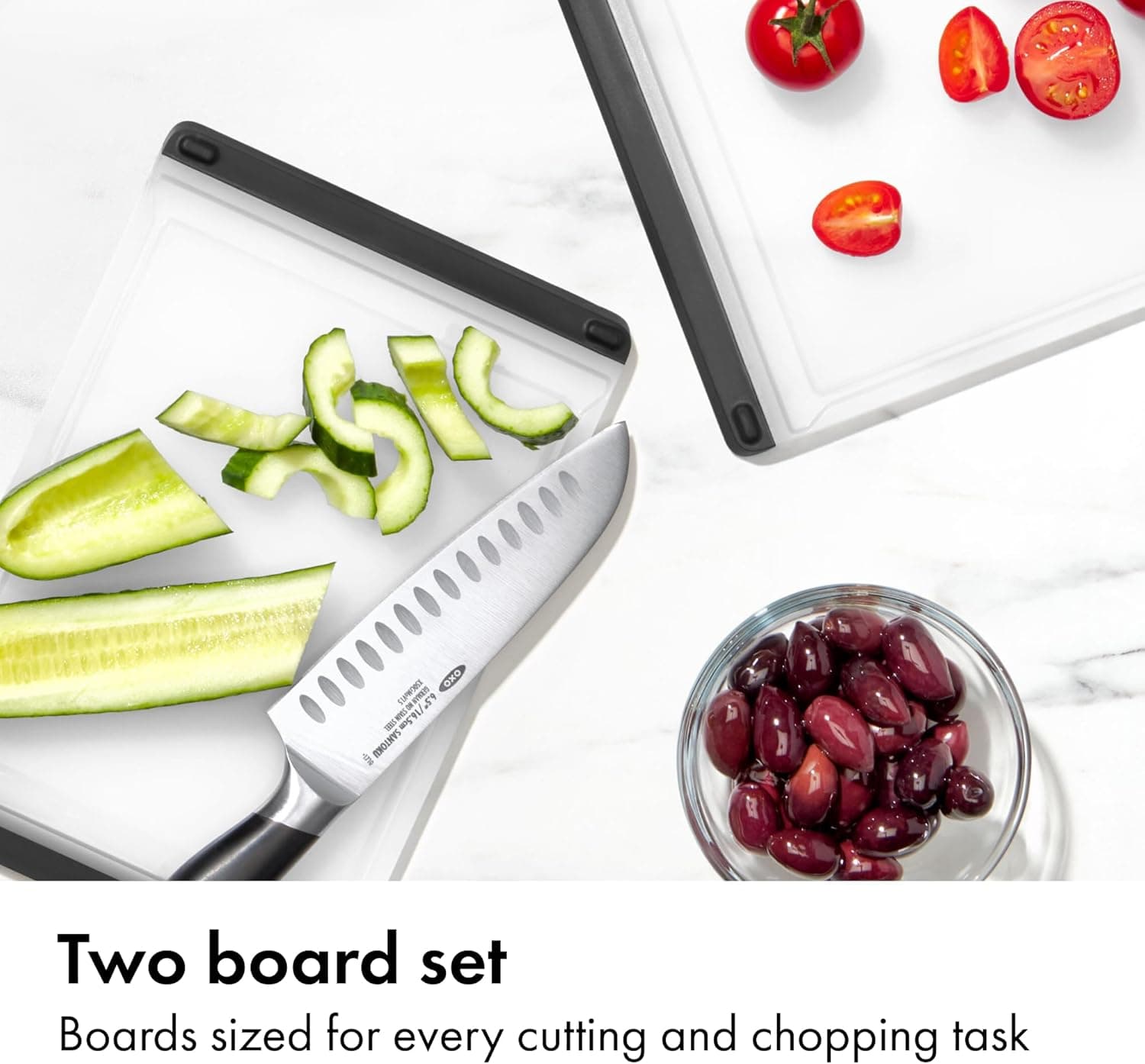OXO Good Grips 2-Piece Cutting Board Set thumbnail 2