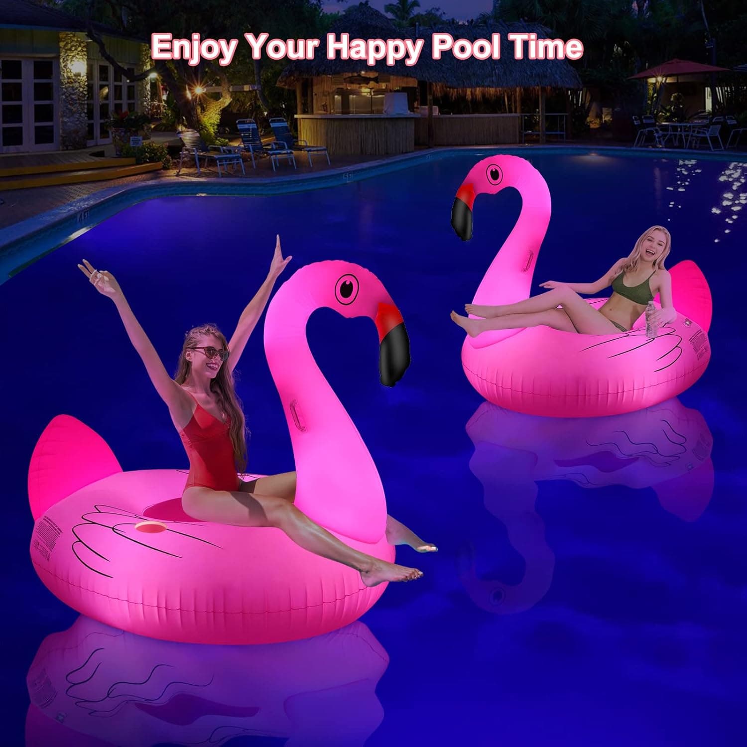 Solar Powered LED Pool Float with Cup Holder thumbnail 3