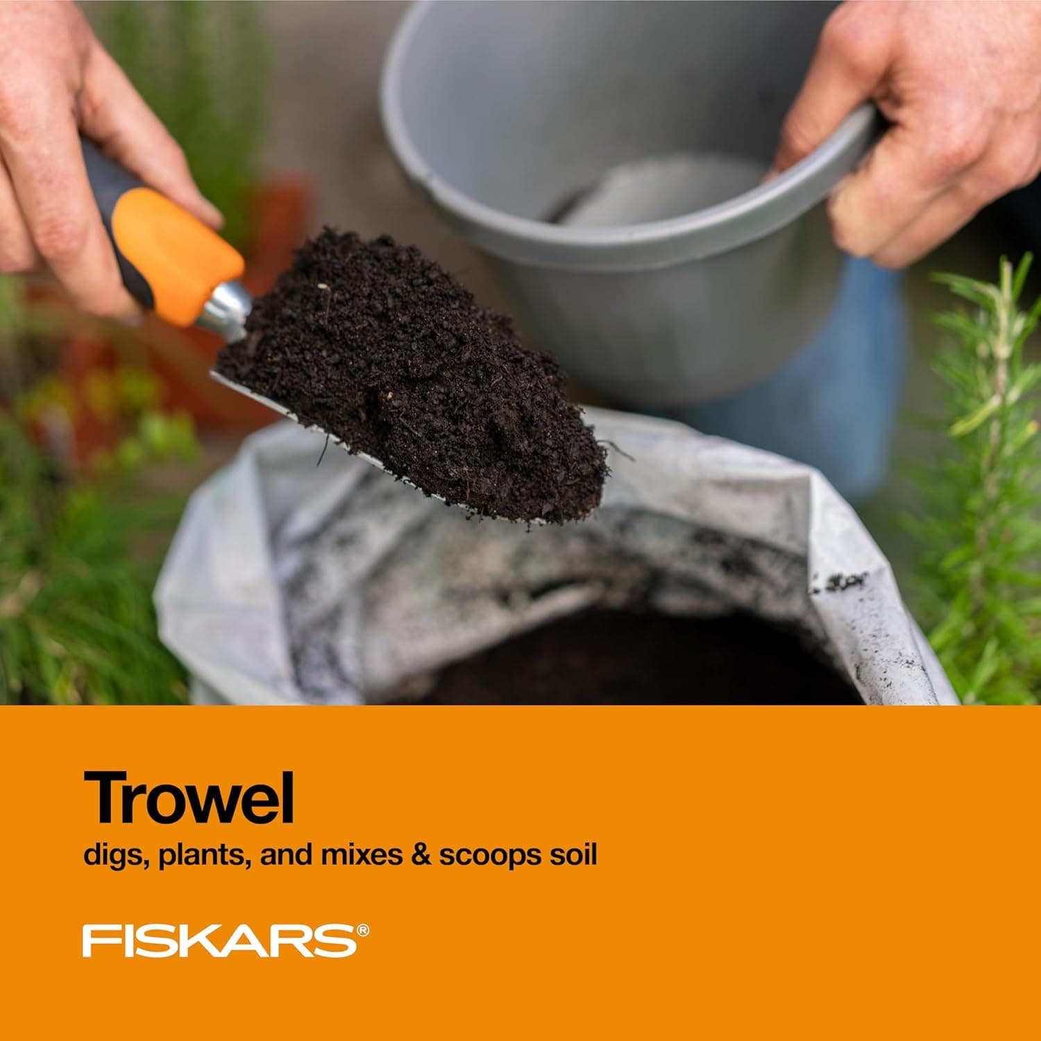 Fiskars 3-in-1 Garden Tool Set thumbnail 3