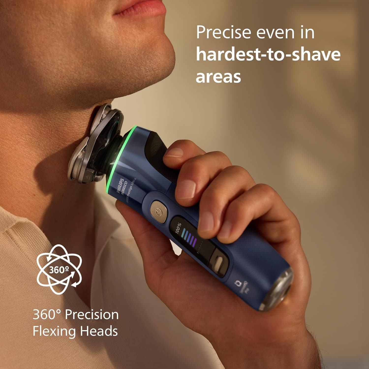 Philips Norelco Shaver i9000 Prestige Ultra Wet & Dry Electric Shaver thumbnail 5