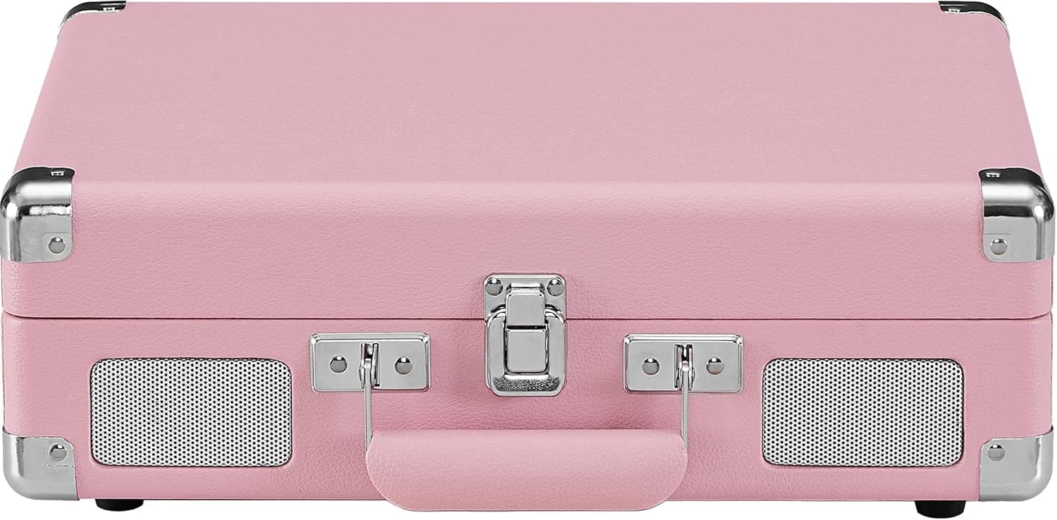 Crosley Cruiser Plus Vintage Bluetooth Suitcase Record Player - Blush thumbnail 4