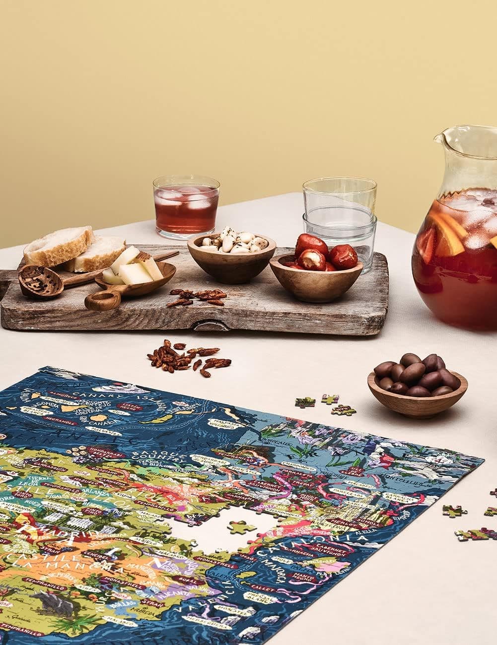 Spain Wine Puzzle - Hand-Drawn Jigsaw 1000 Piece Puzzle for Adults - Spanish Wines &amp; Geography : Toys &amp; Games thumbnail 5