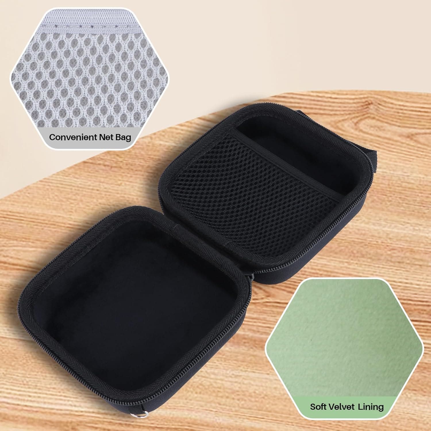 RIYADAone Hard Case Replacement for Fujifilm Instax Mini 12/11 Instant Camera in Blush Pink thumbnail 4