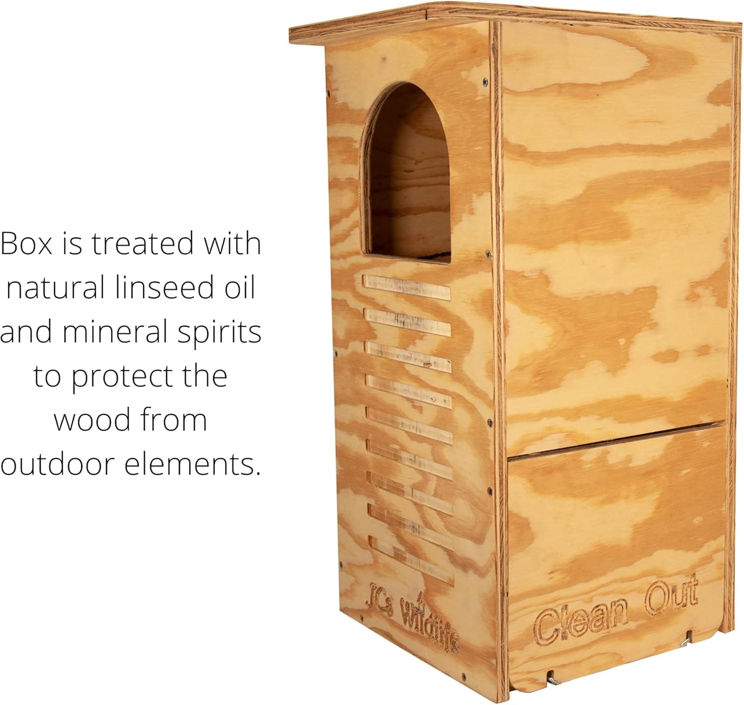 JCS Wildlife Barred Owl Nesting Box thumbnail 5