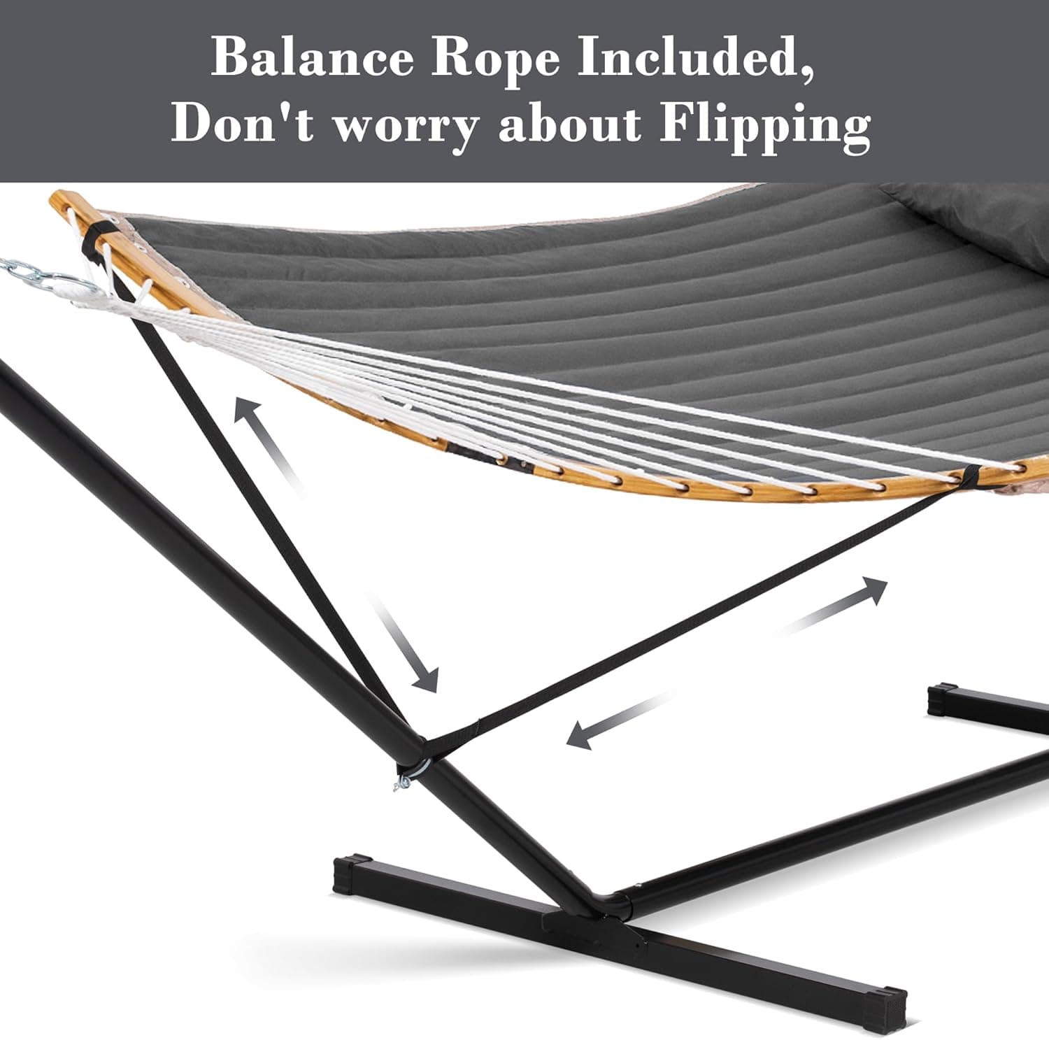 SUNCREAT Double Portable Hammock with Stand thumbnail 5