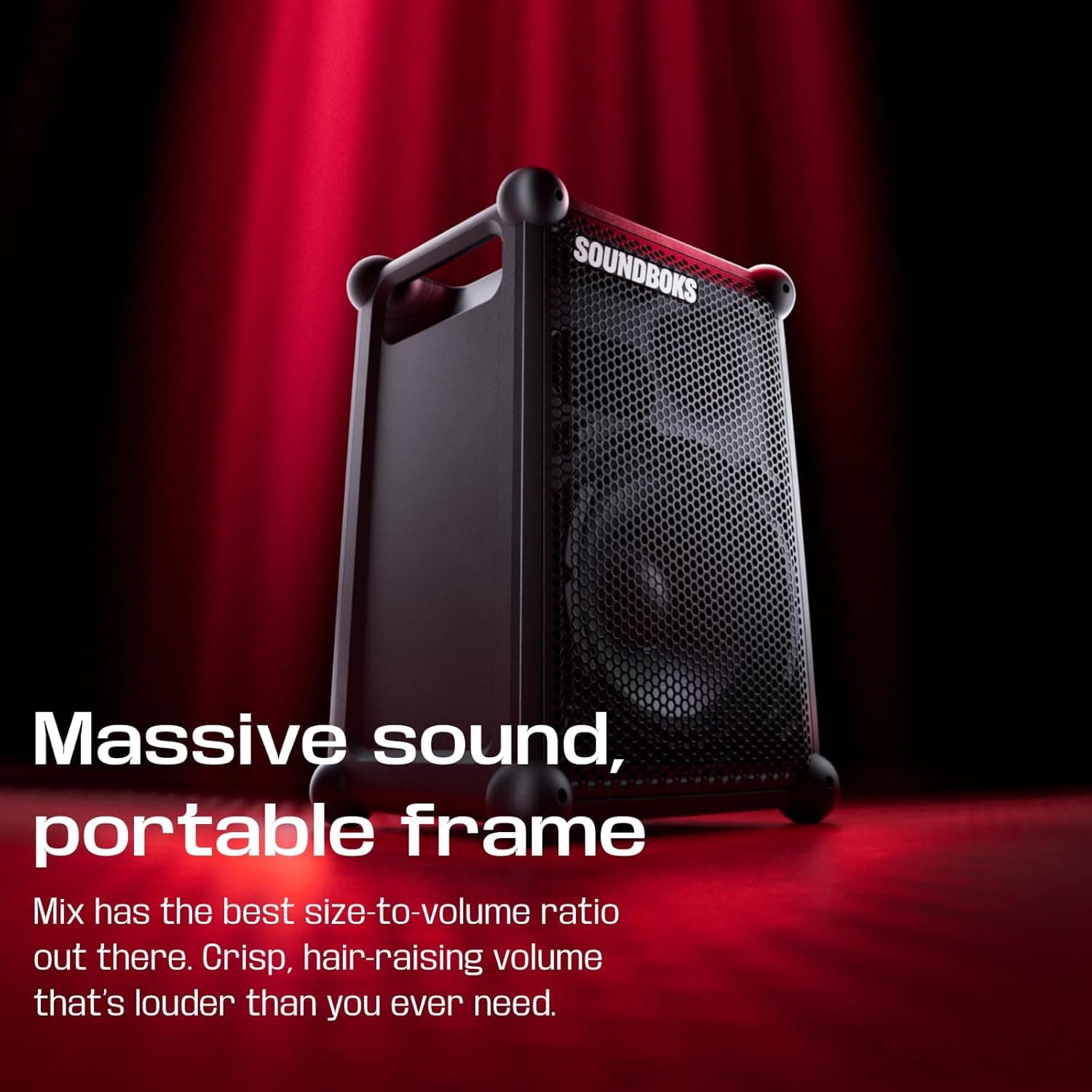 Soundboks Mix Portable Bluetooth Speaker - Black thumbnail 4