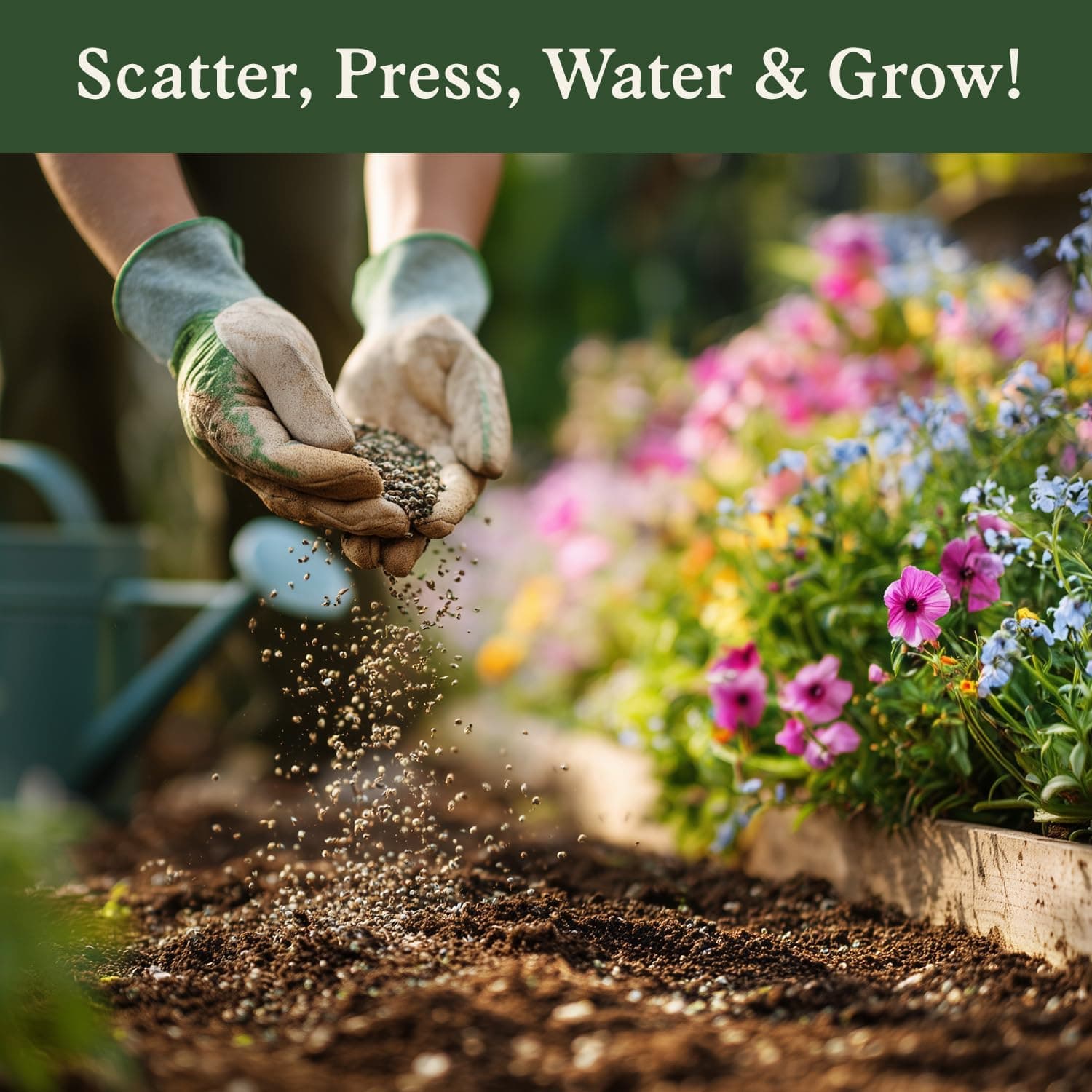 Seedboy Wildflowers for Pollinators Seed Mix – 2 oz Bulk Wildflower Seeds - 40,000+ Non-GMO Seeds for Bees Butterflies Hummingbirds – 47 Varieties of Annual &amp; Perennial Wild Flowers for Planting (2oz) : Patio, Lawn &amp; Garden thumbnail 4