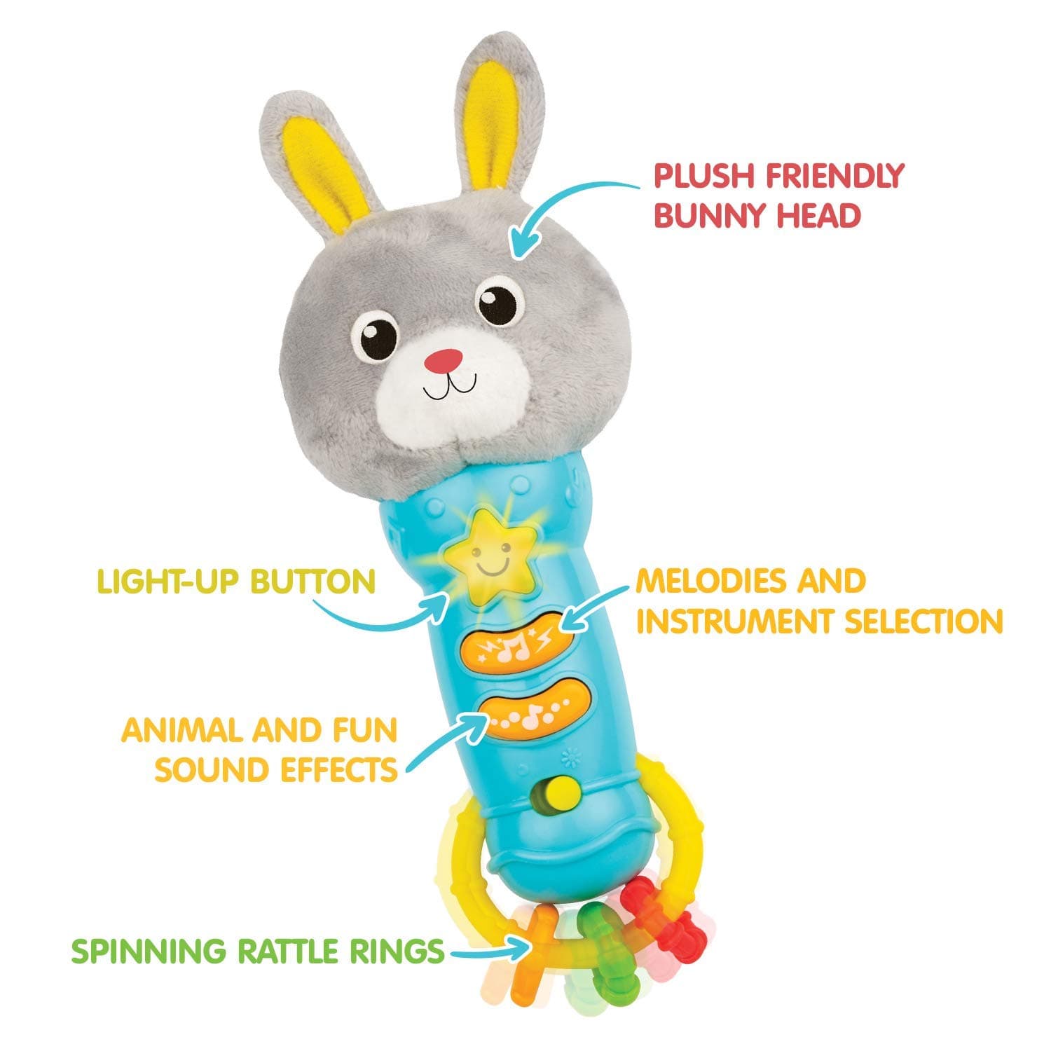 Bambiya Bunny Baby Teething Toy thumbnail 3