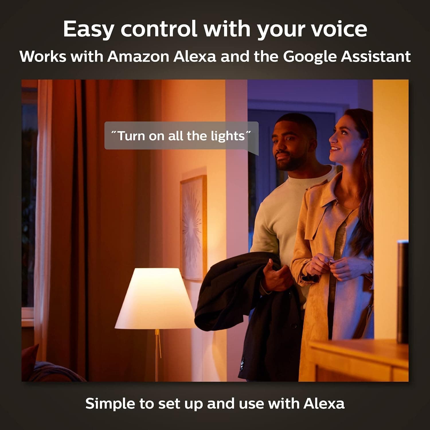 Philips Hue A19 LED Smart Light Bulb - White and Color Ambiance - 60W Indoor Light Bulb - Control with Hue App - Works with Alexa, Google Assistant and Apple Homekit - 3 Pack - Amazon.com thumbnail 3