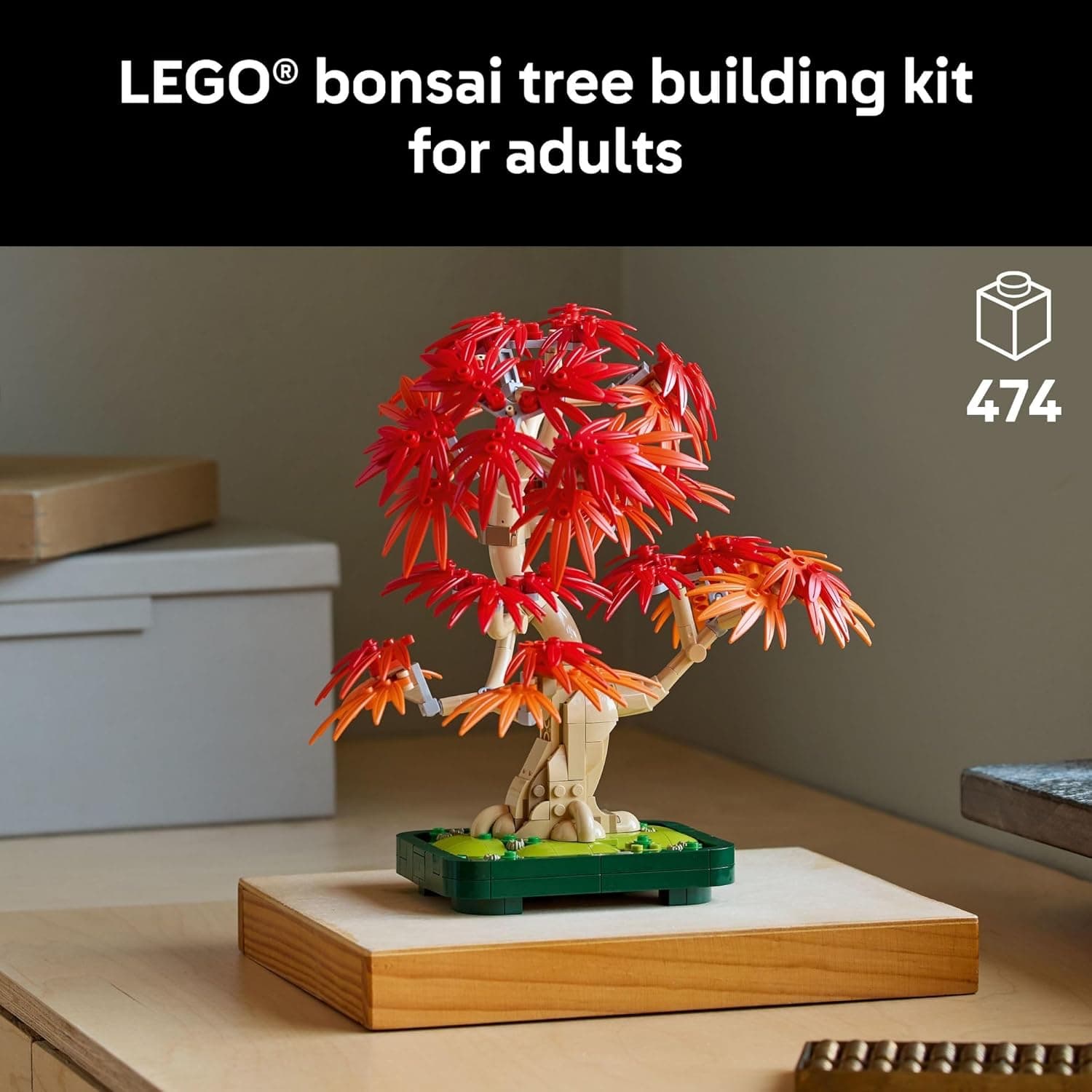 LEGO Botanicals Japanese Red Maple Bonsai Tree Kit thumbnail 2