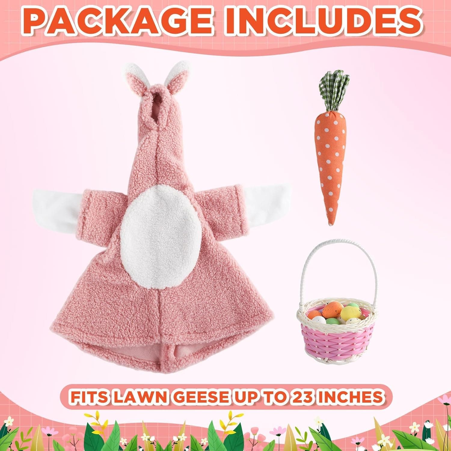 Easter Bunny Porch Goose Costume Outfit Set thumbnail 2