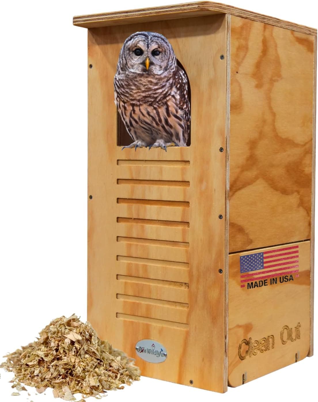 JCS Wildlife Barred Owl Nesting Box image 1