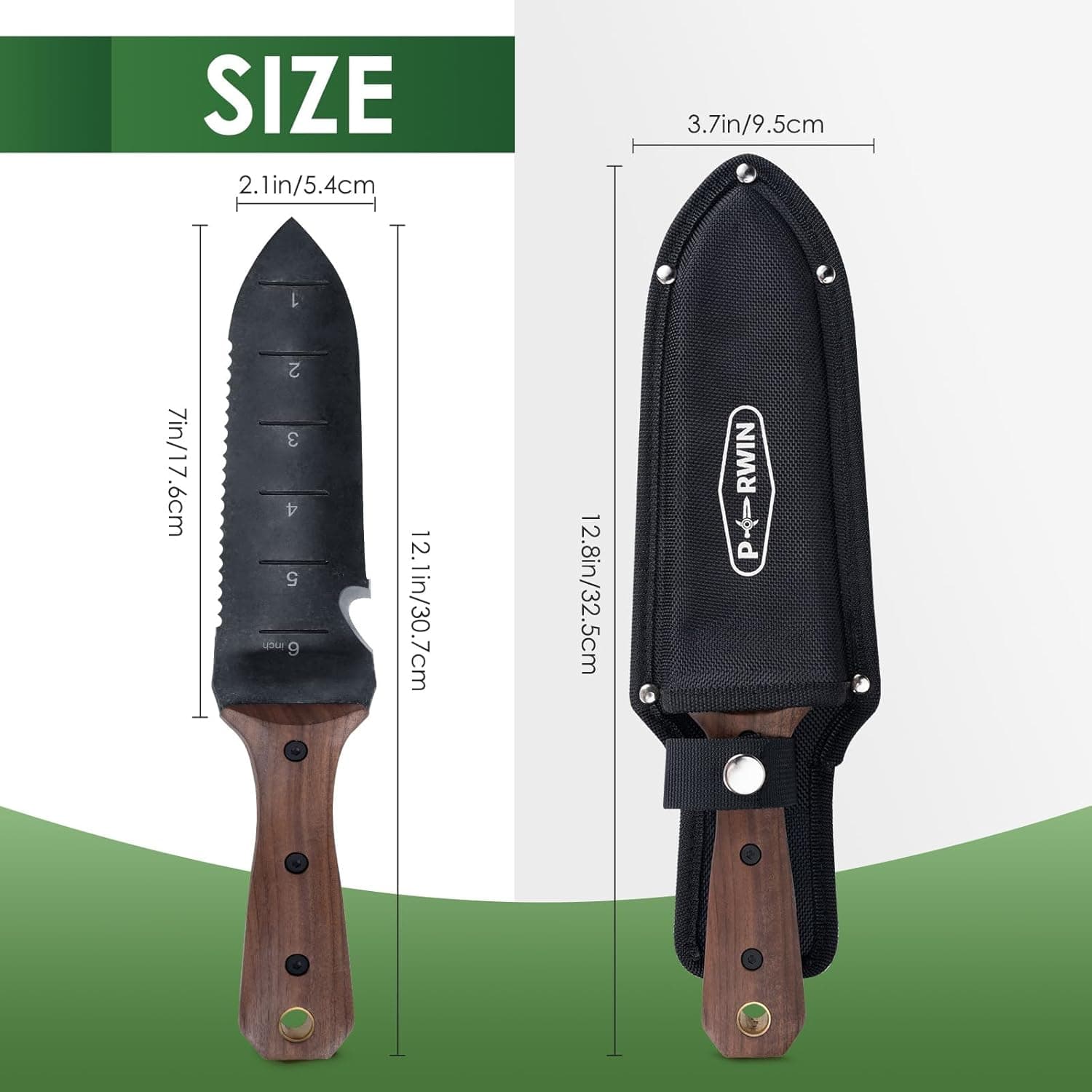 PERWIN Hori Hori Garden Knife with Sheath thumbnail 5