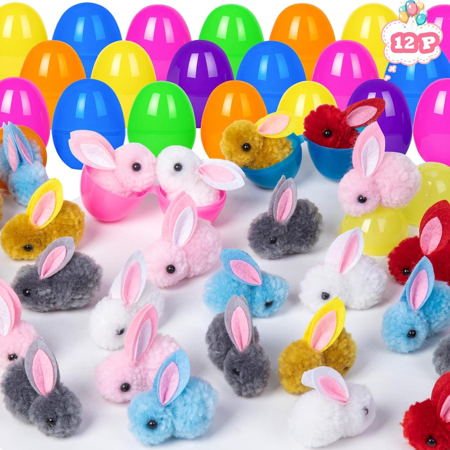 Easter Basket Fillers for Kids - Plush Bunny Toys