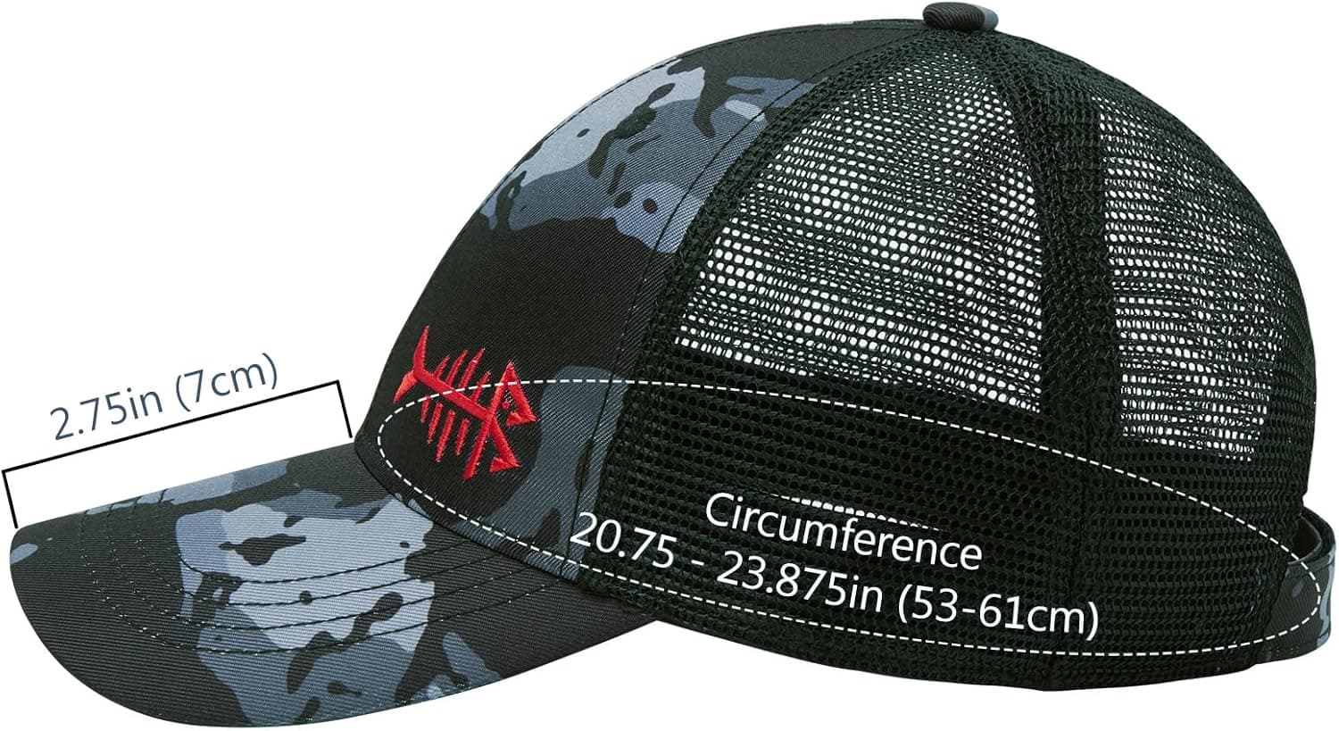 BASSDASH Altimate Fishing Hat Mesh Back thumbnail 3