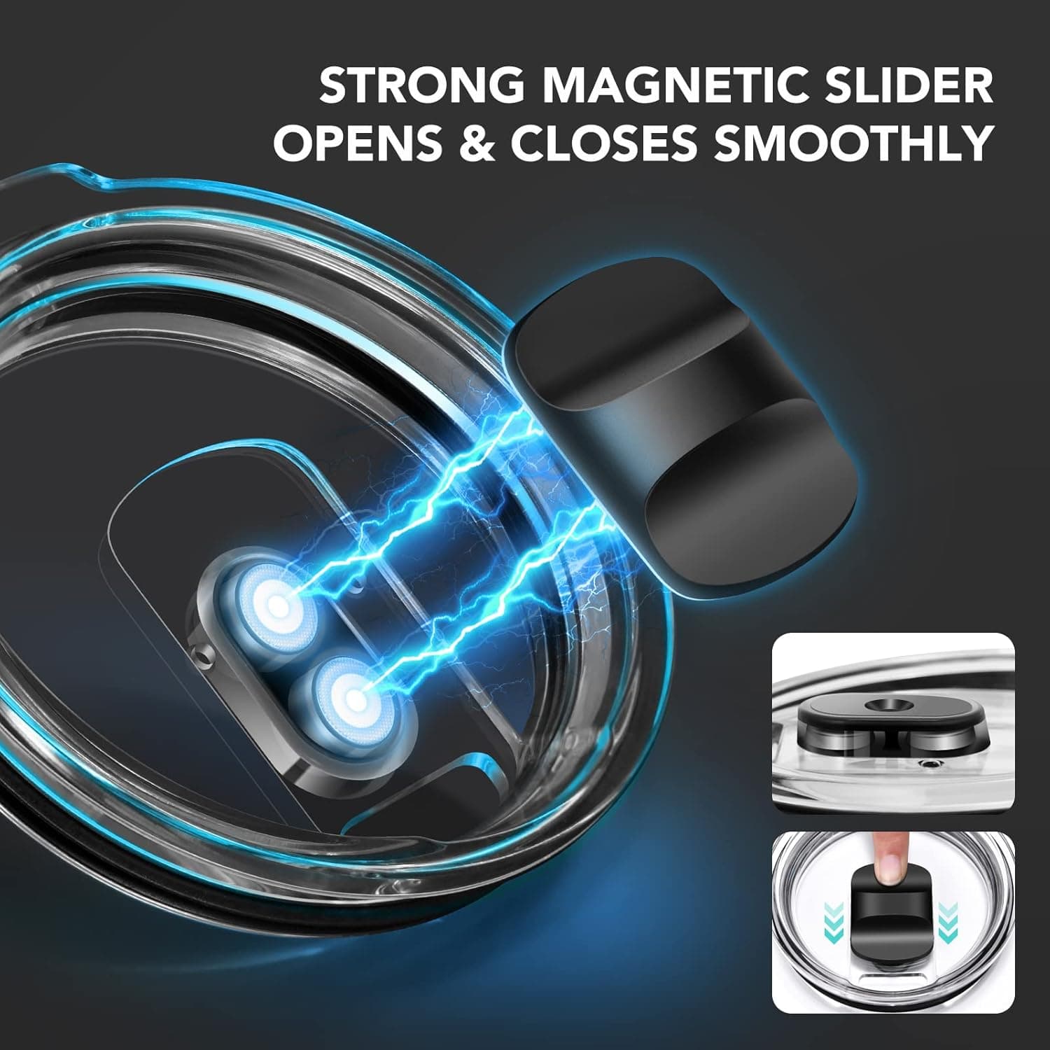 YETI 20 oz Tumbler Replacement Lids - 2 Pack Spill-Proof Lids thumbnail 4