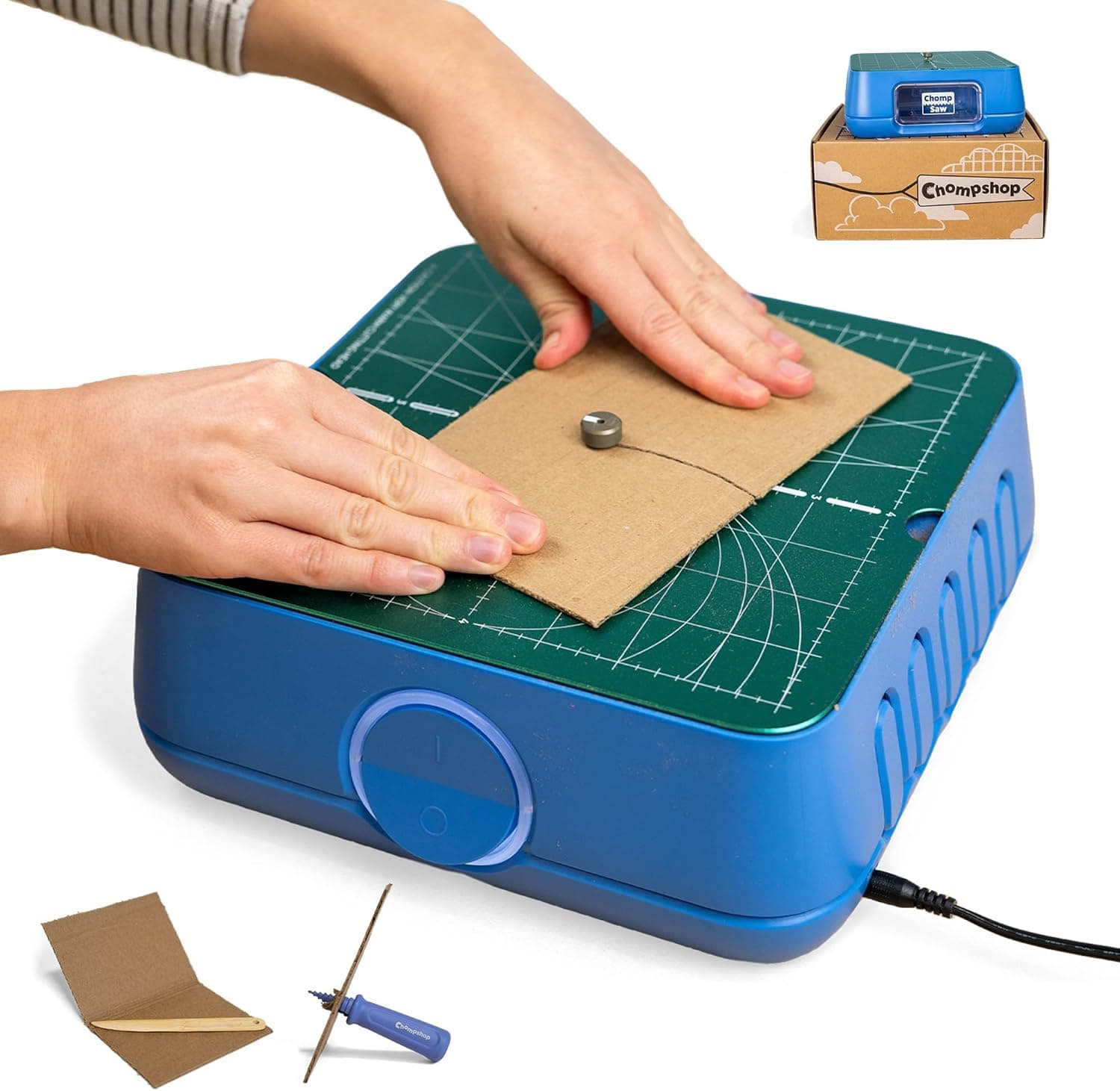 ChompSaw - Kid-Safe Power Tool for Cutting Cardboard image 1