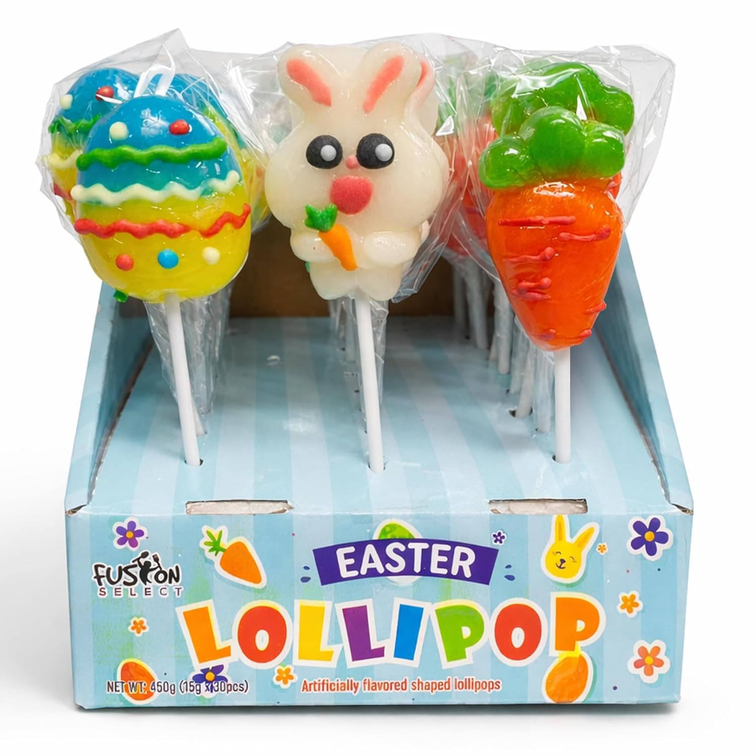 Fusion Select Easter Lollipops - Assorted Bunny & Carrot Shaped Candy — Easter Gifts gift idea