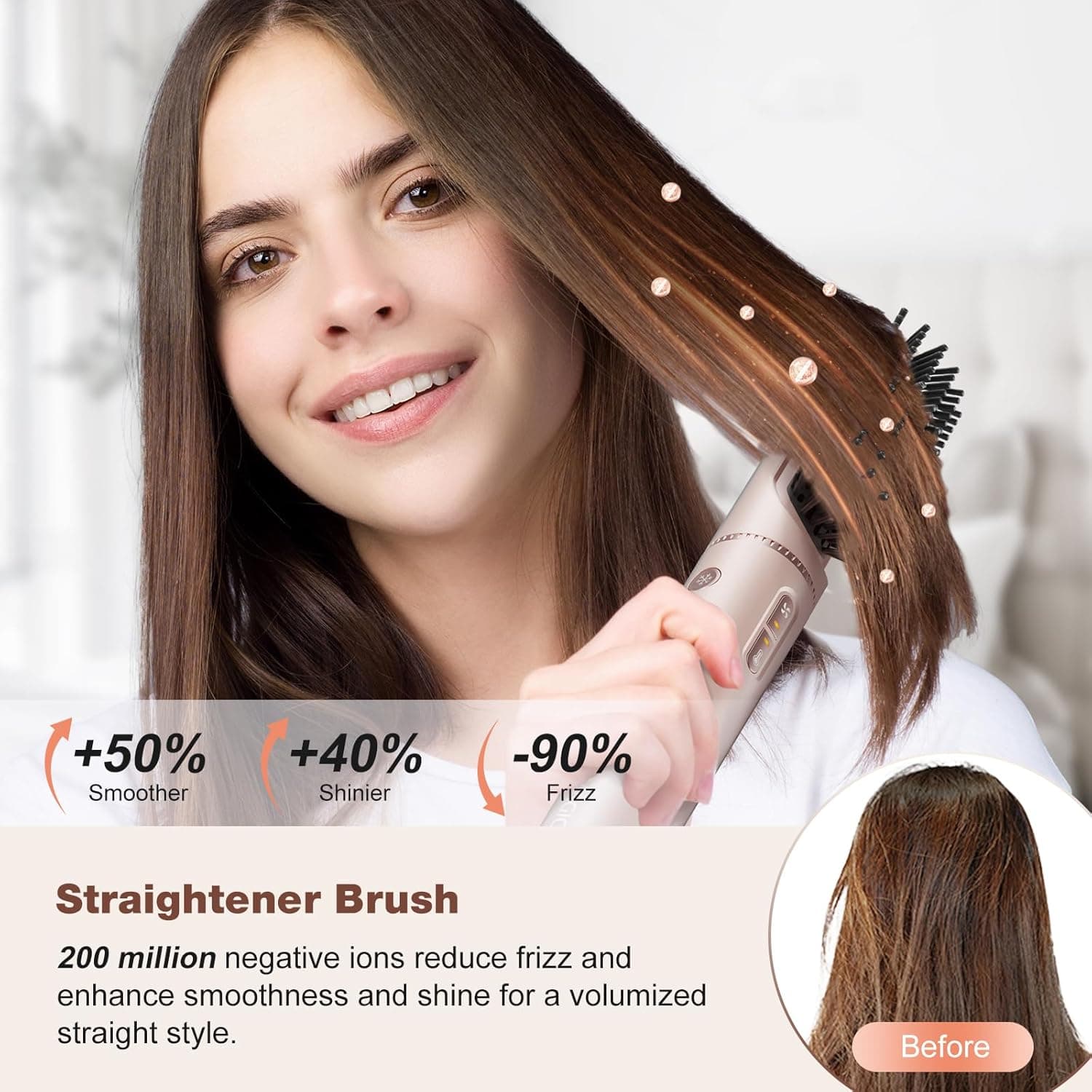 7MAGIC 7-in-1 Hair Styler & Dryer Brush with Travel Case thumbnail 5